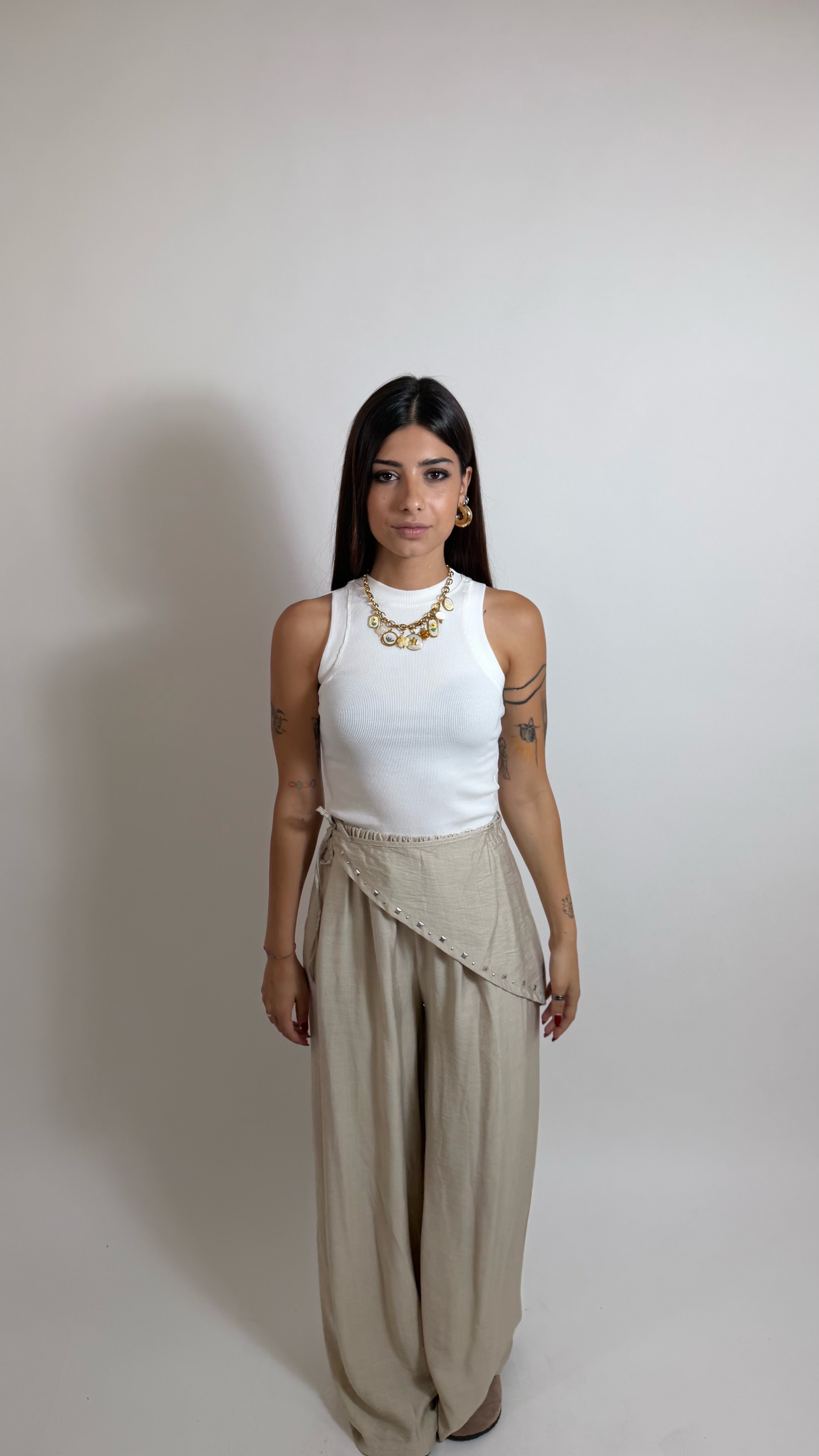 Pantalone Bandana Burro