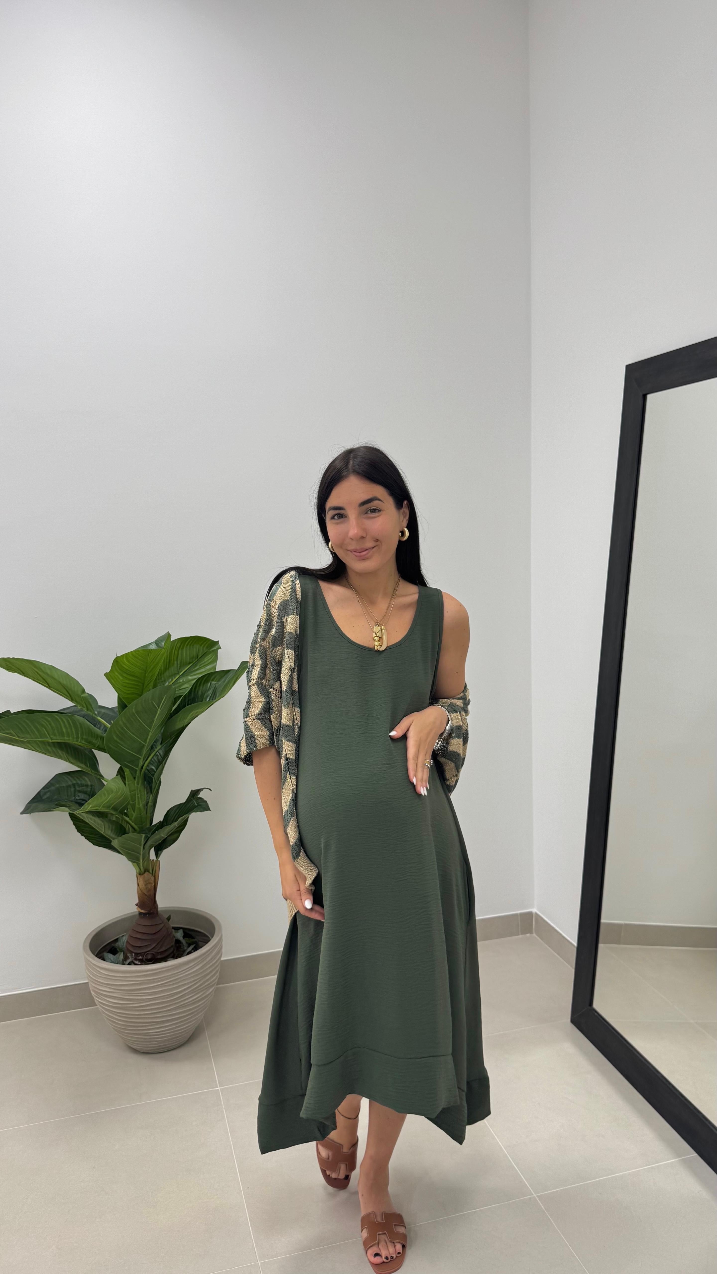 Cardigan Inspo M Verde Utility