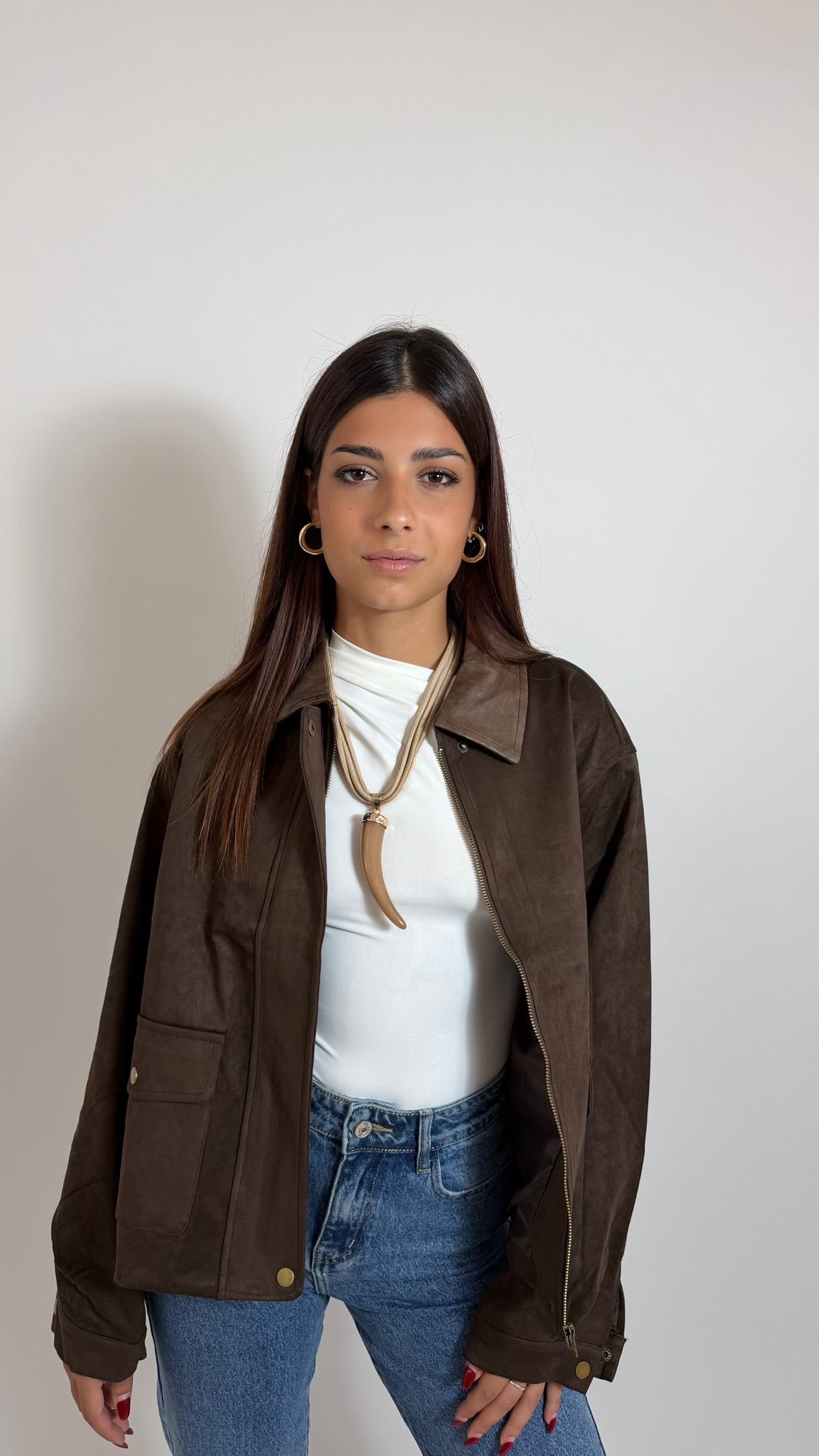 Jacket Suede Utility