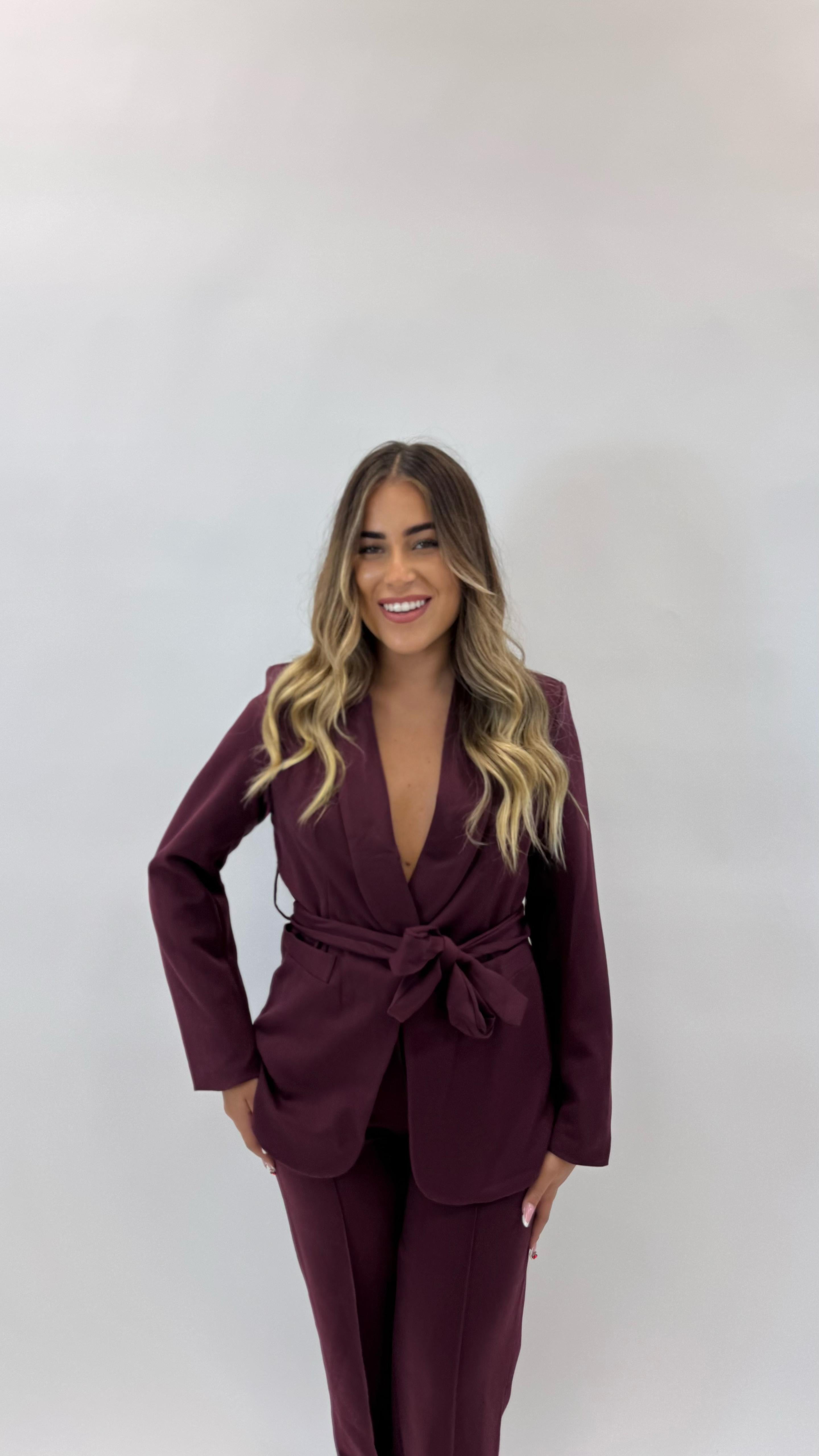 Tailleur Mon Amour Burgundy