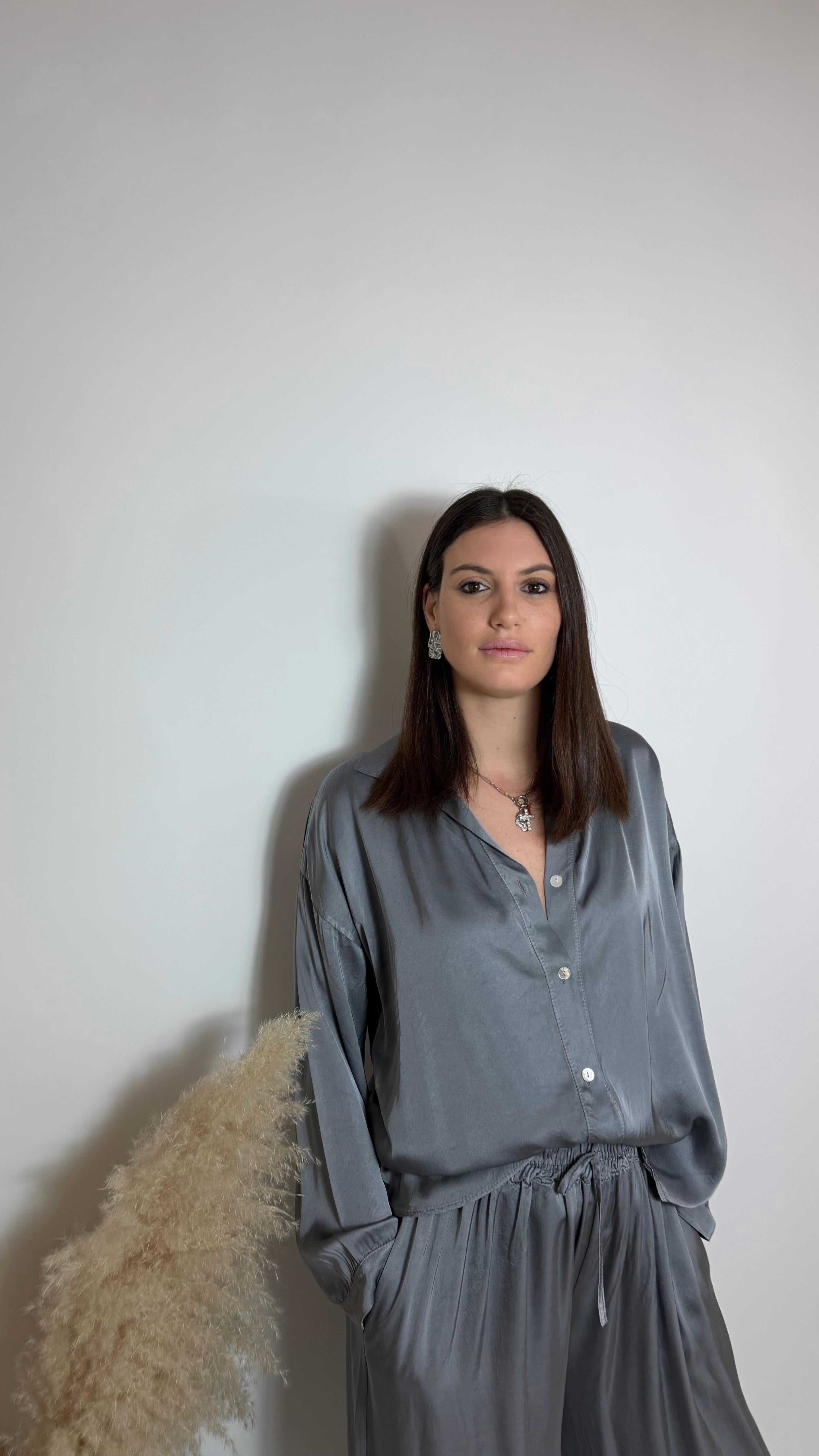 Mix & Match Set - Raso Di Viscosa - Piombo