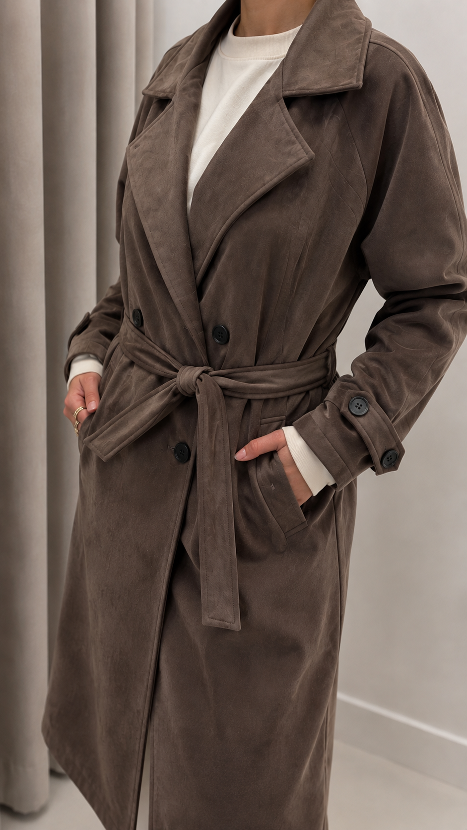 Trench Suede Cacao