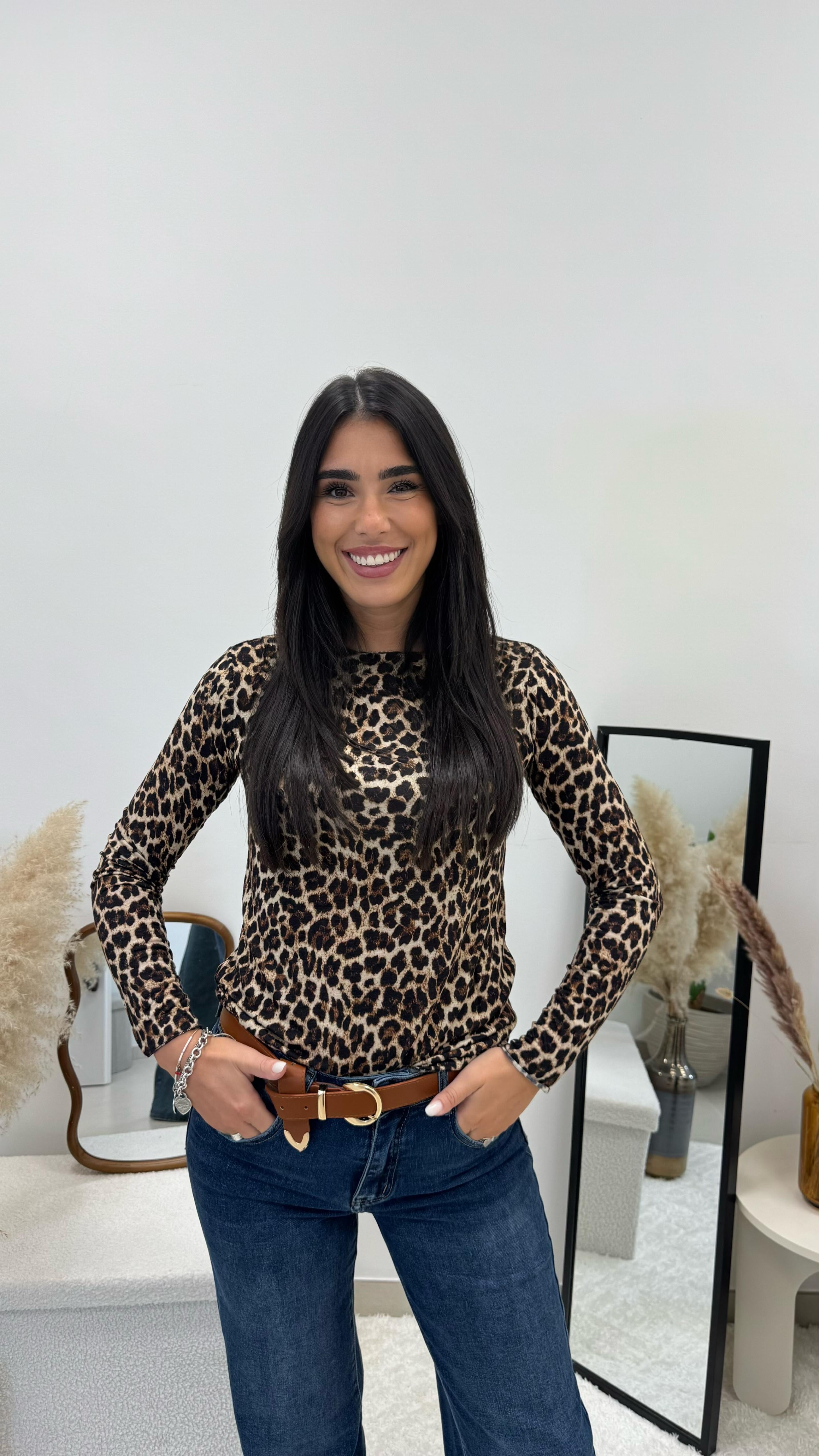 Maglia Cashmere Stampa Animalier 🐆