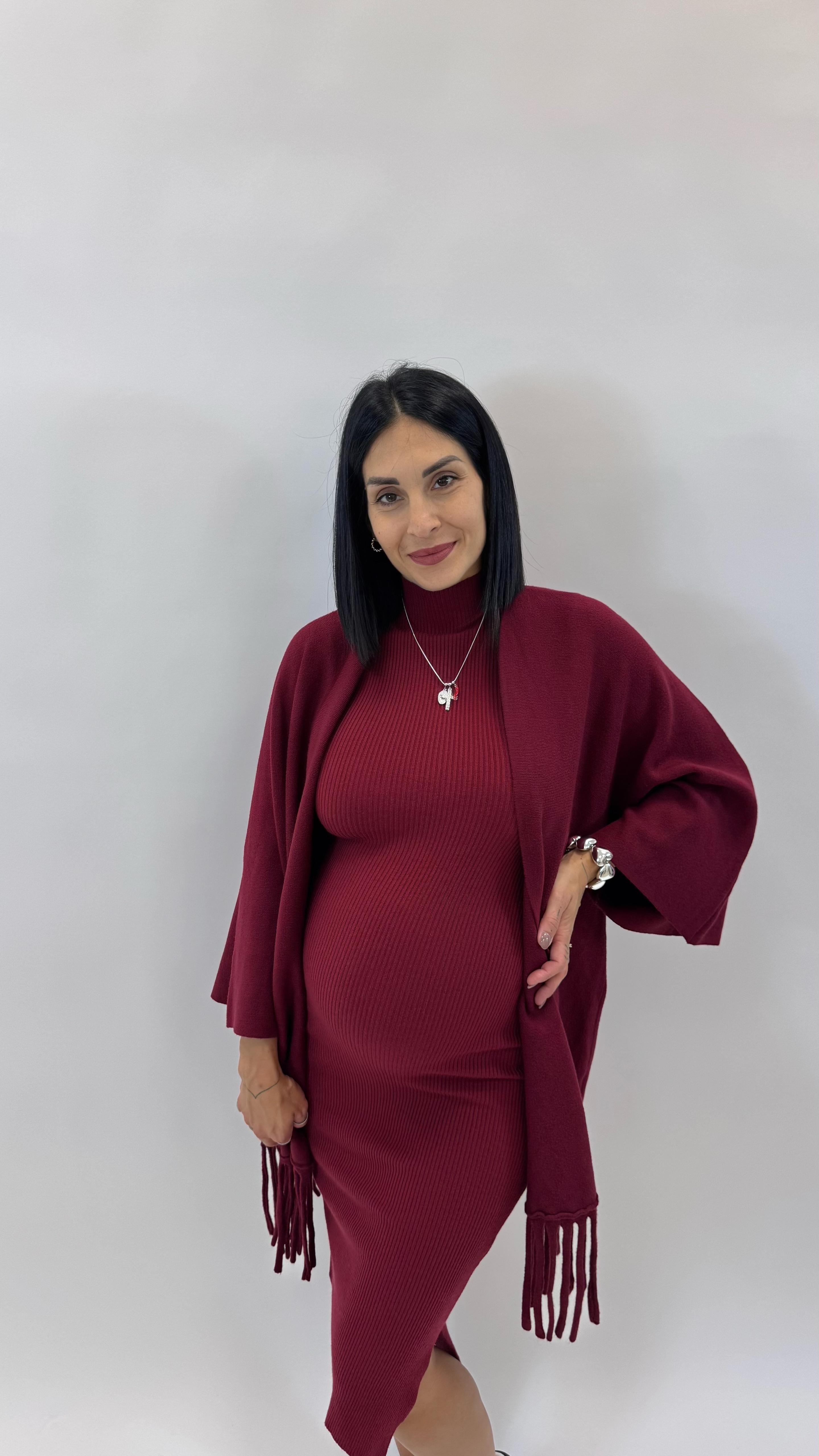 Cardigan Manica Campana Burgundy