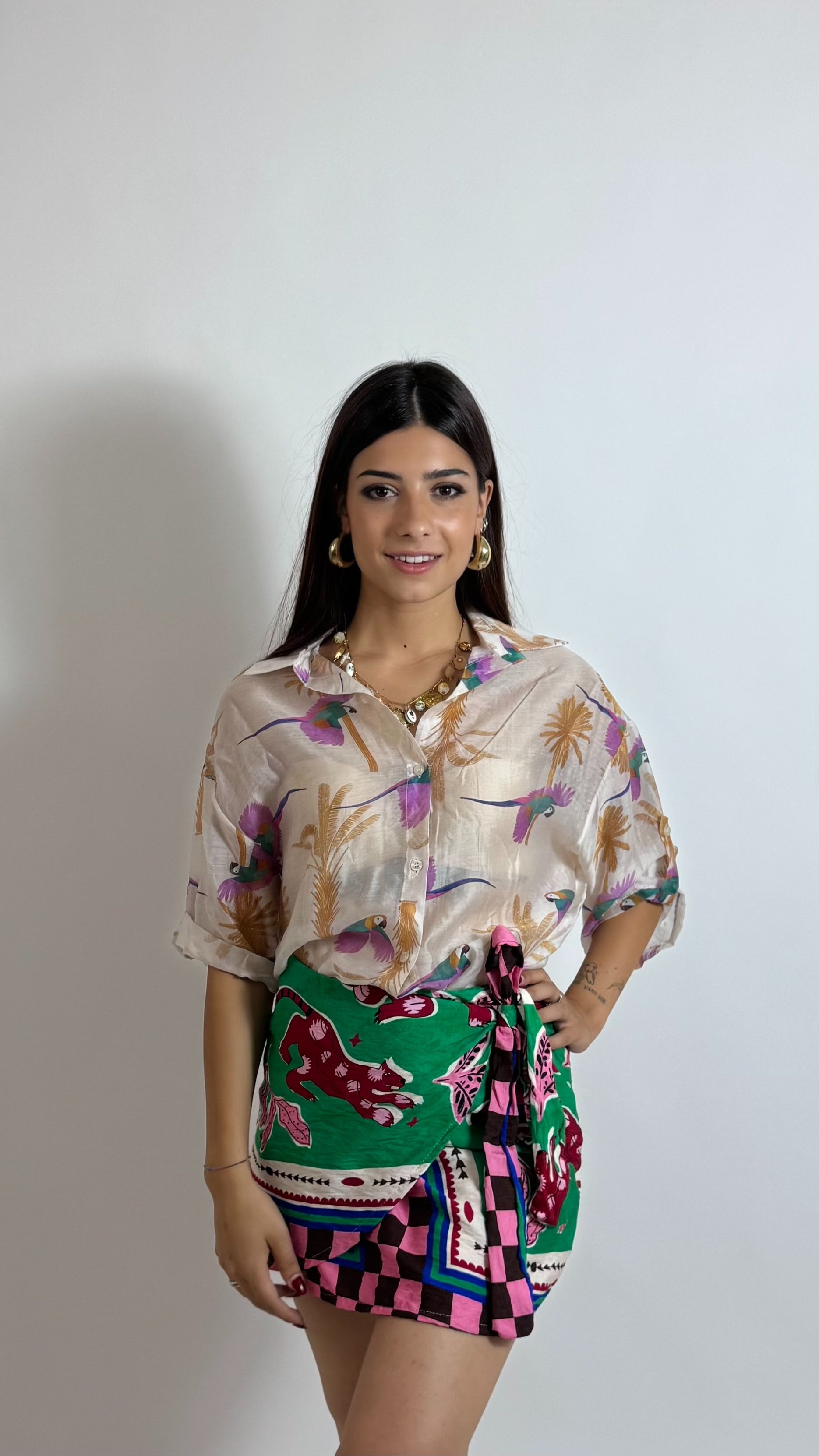 Camicia Soft Parot White