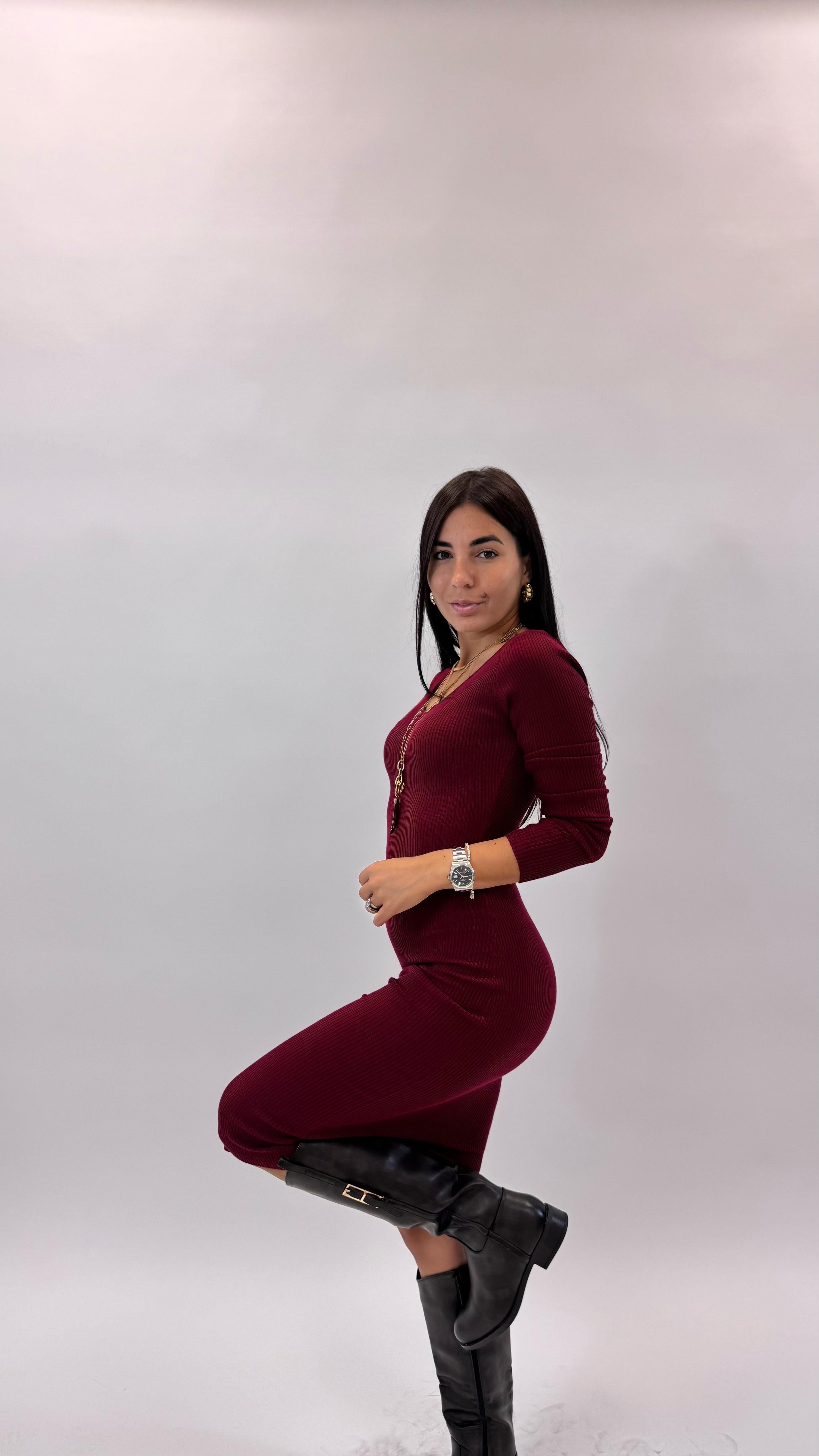 Abito “Non Puoi Farne A Meno” Rosso India