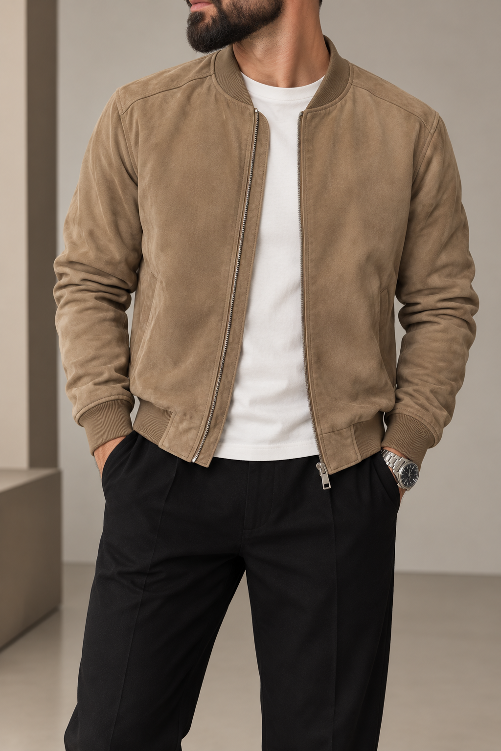 Bomber Uomo Suede