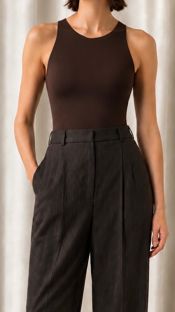 Body Scollo Halter Choco