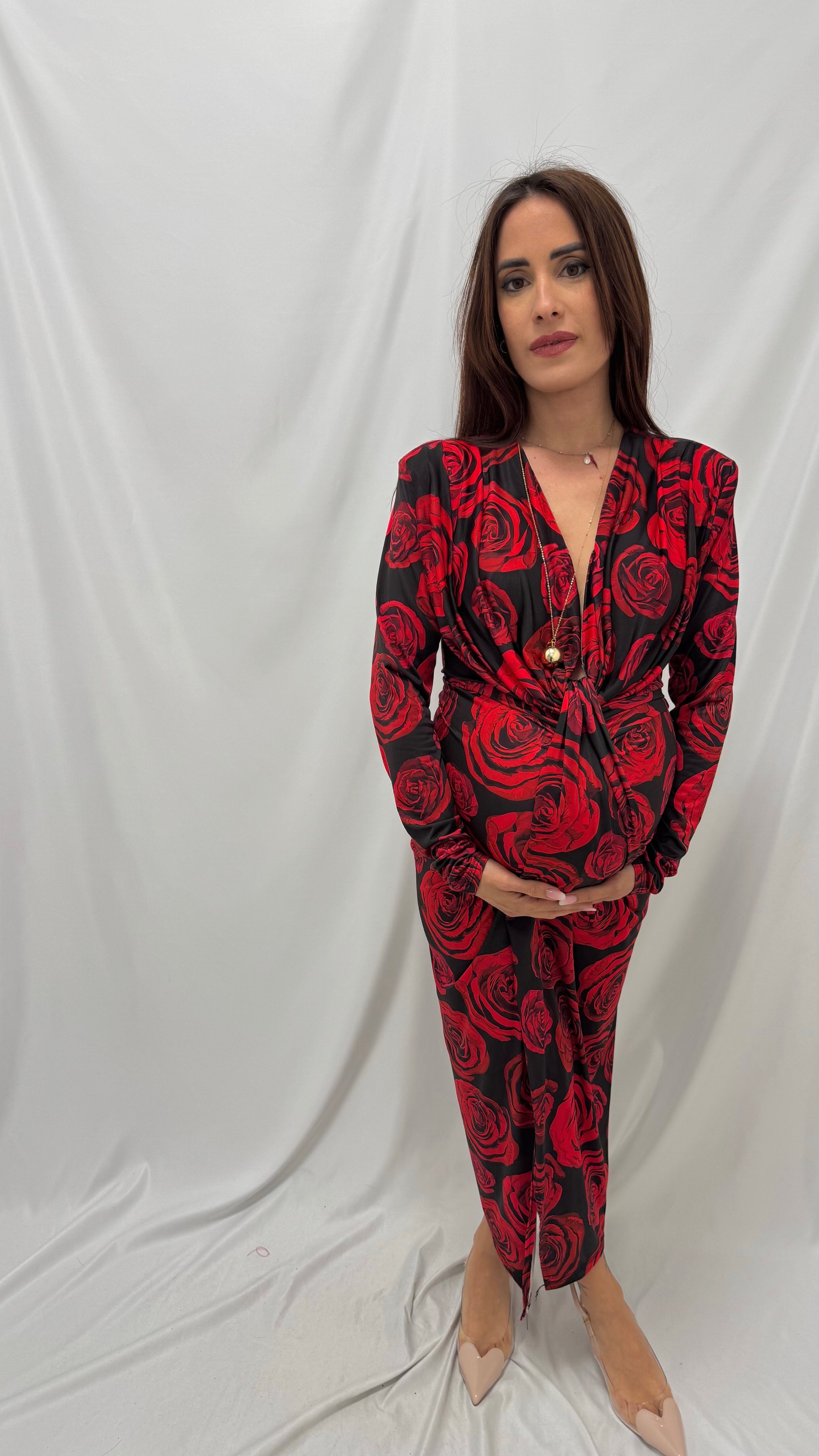 Abito Roses Nodo