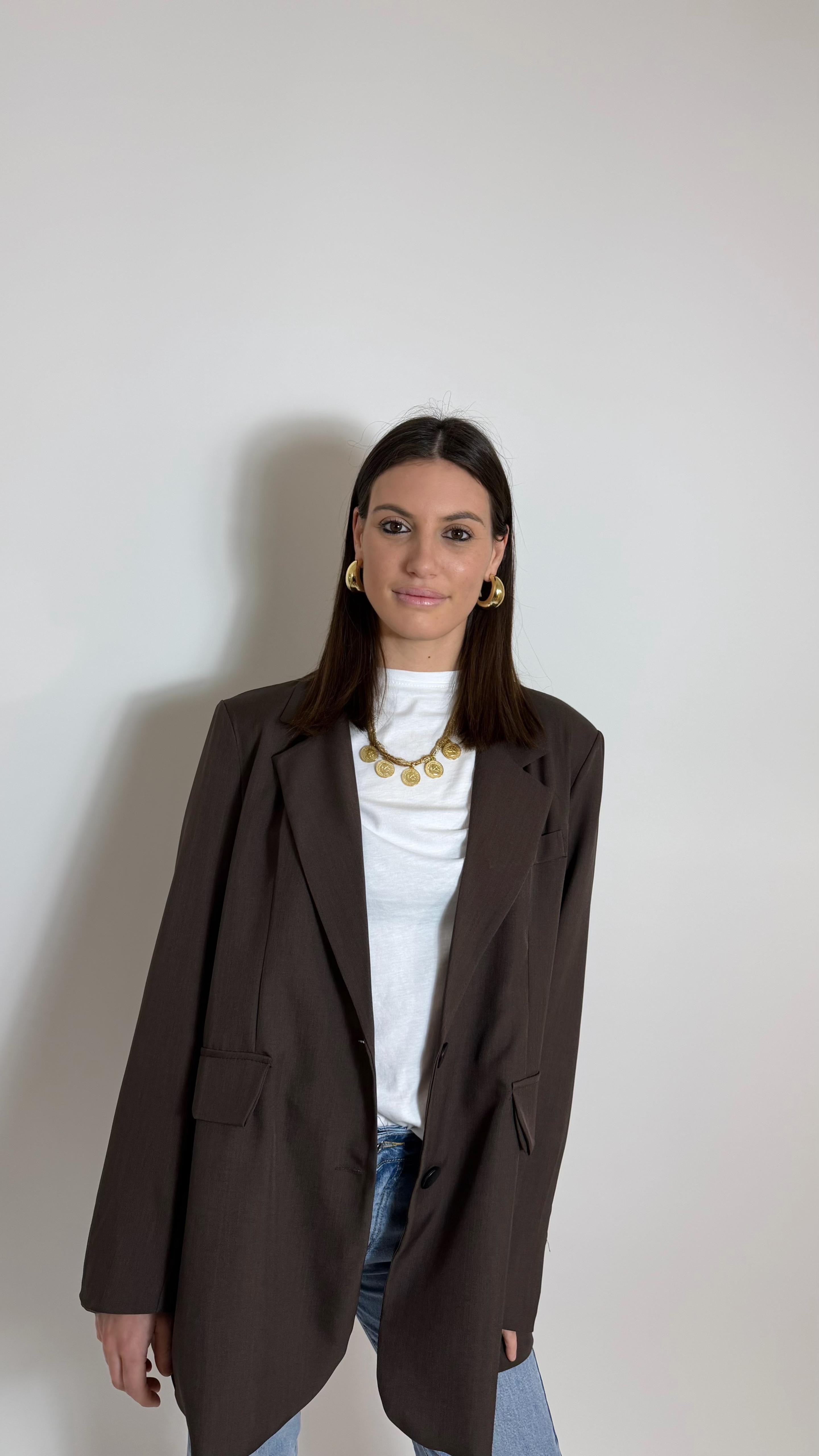 Giacca Oversize Choco
