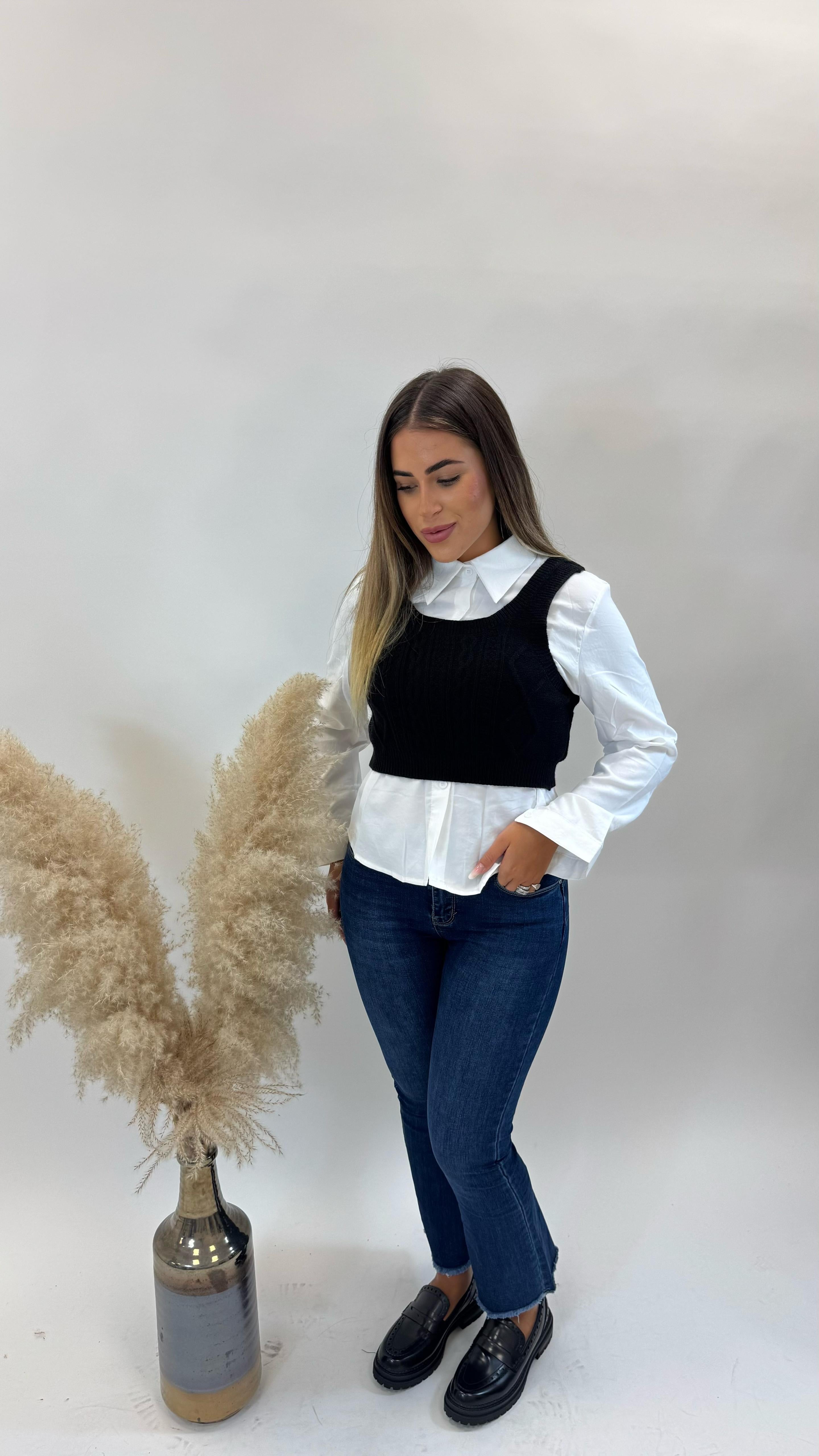 Denim Trombetta Lavaggio Medio