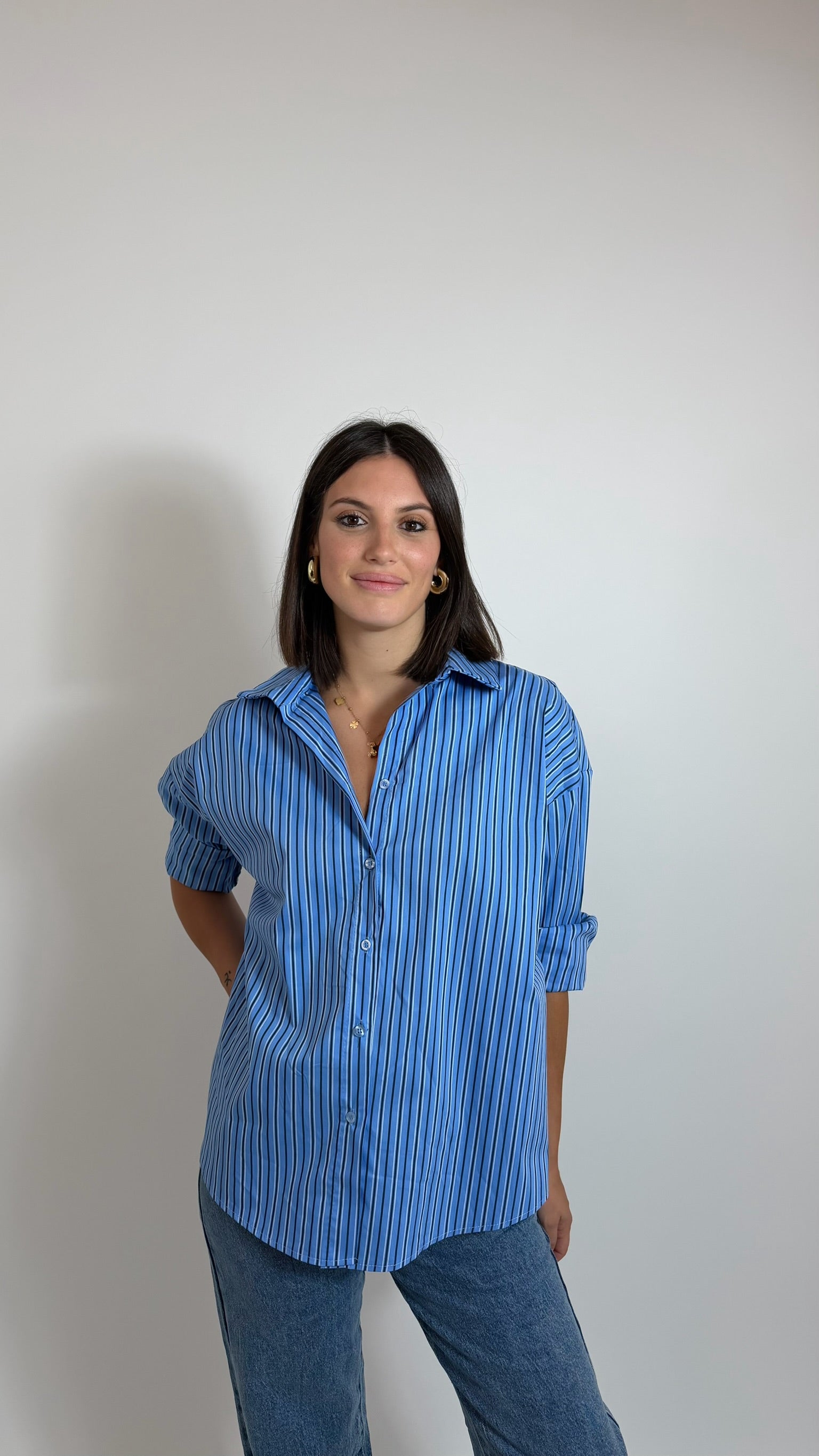 Camicia Daily Stripe Sky