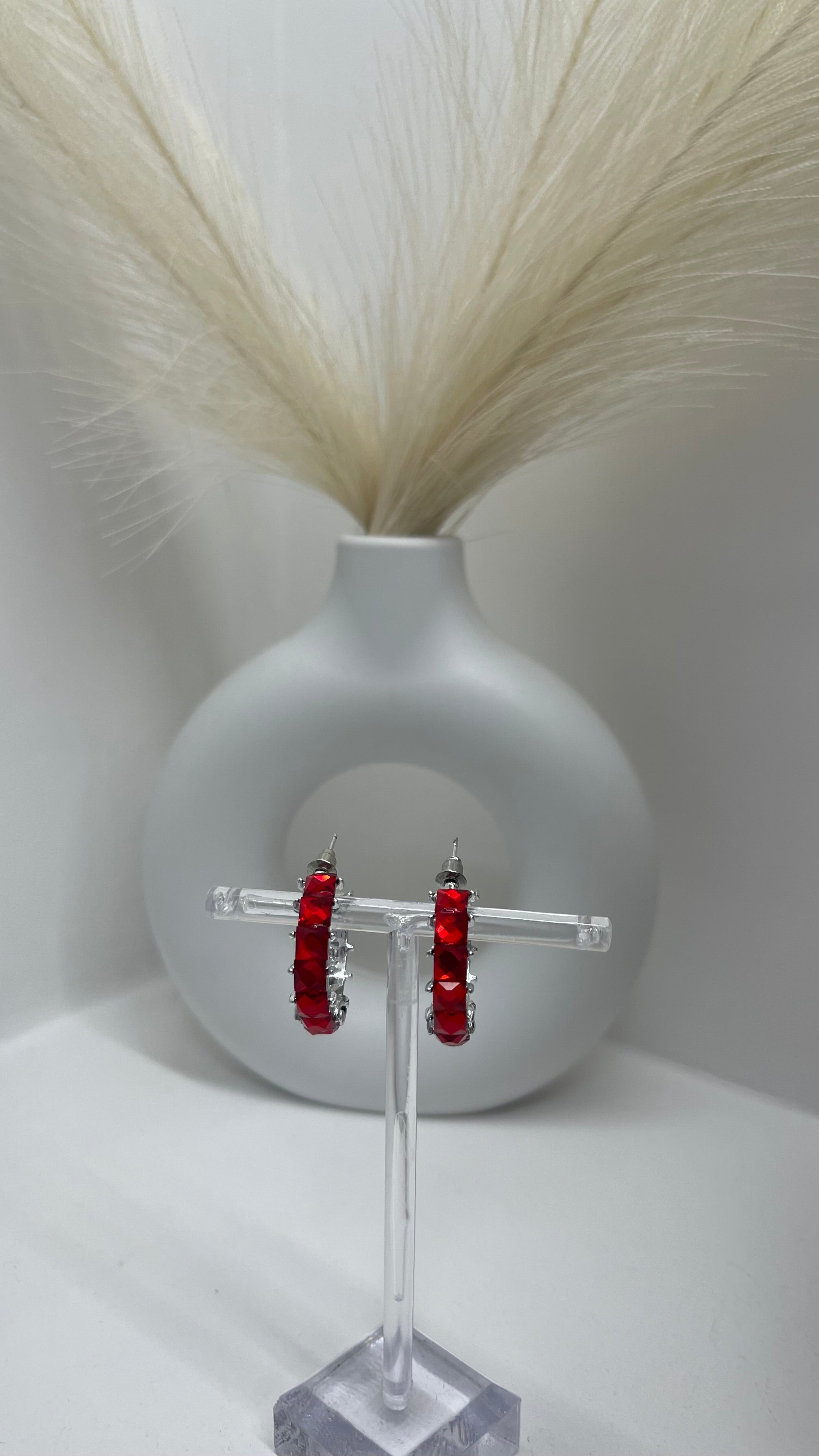 Orecchini Ruby Glow