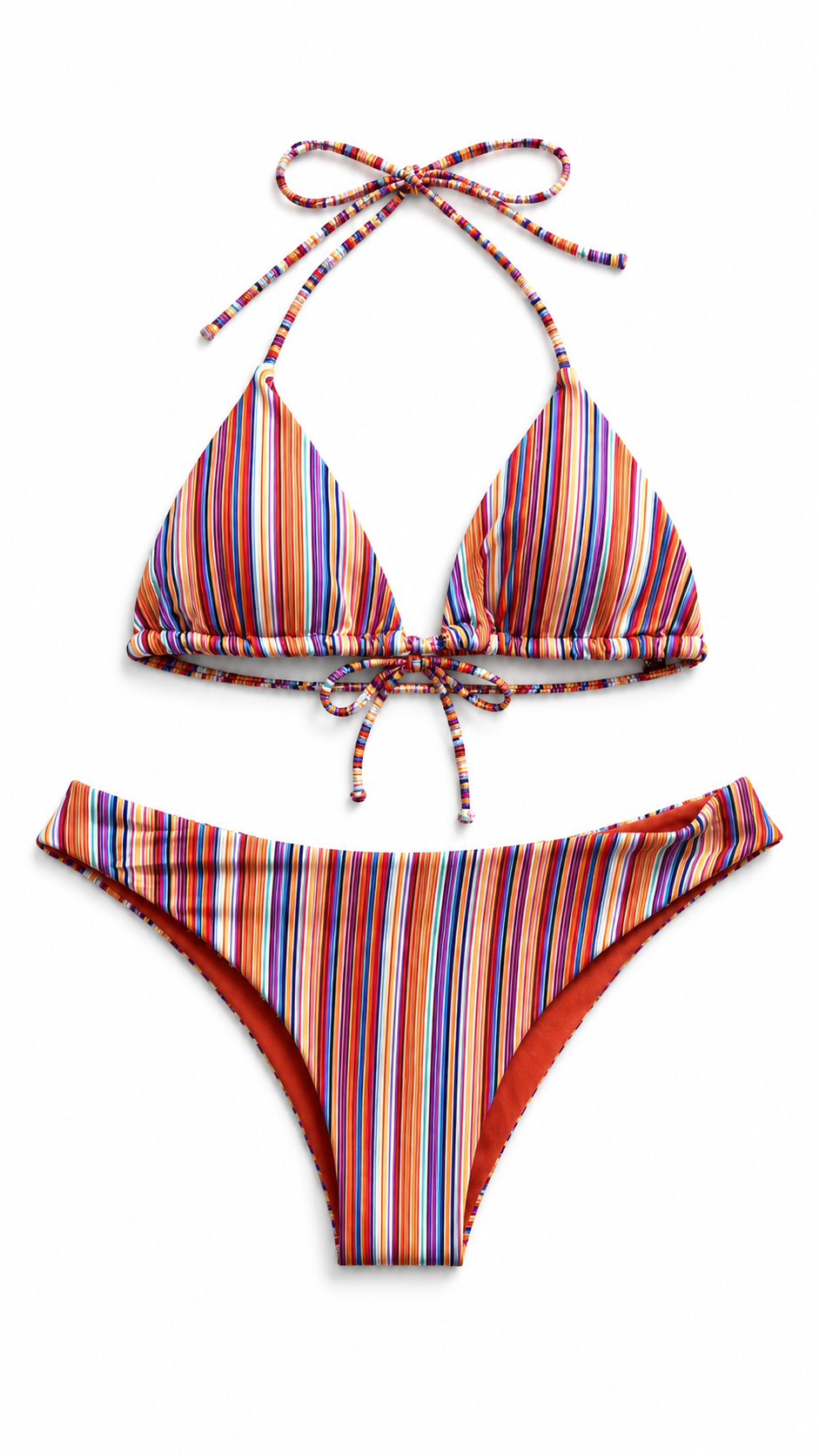 Bikini Sunset Stripe Orange