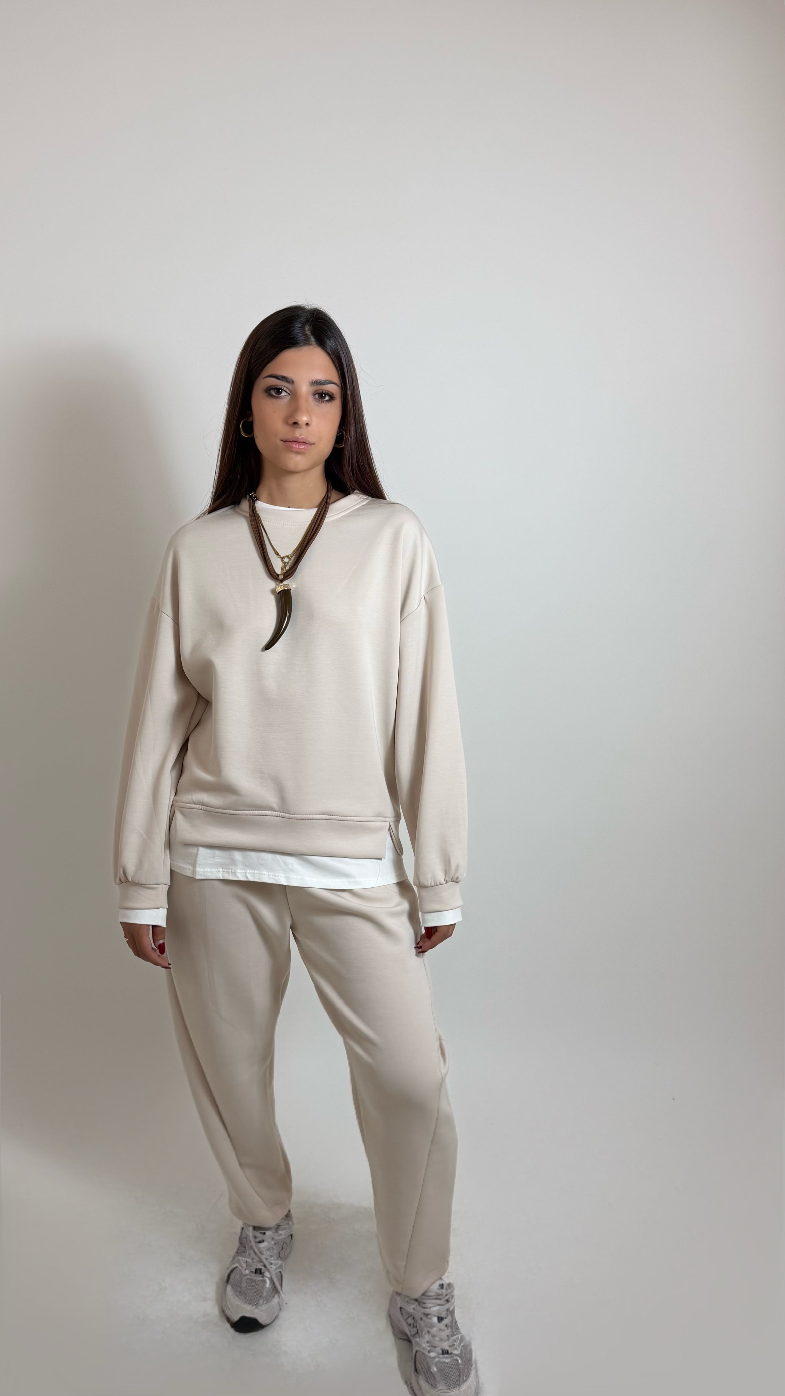 Pantalone Felpa Nocciola