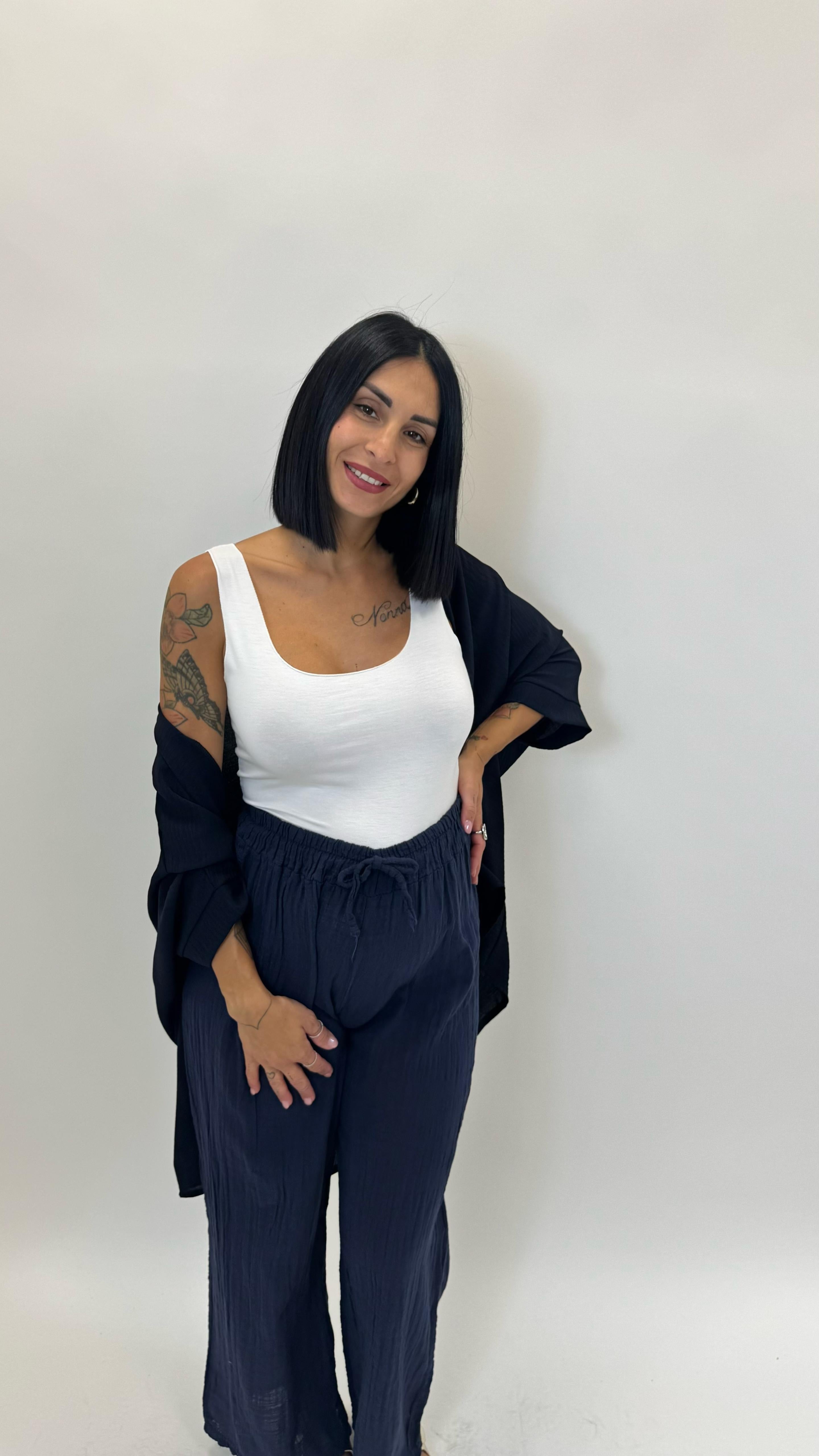 Pantalone Bea Blu Notte