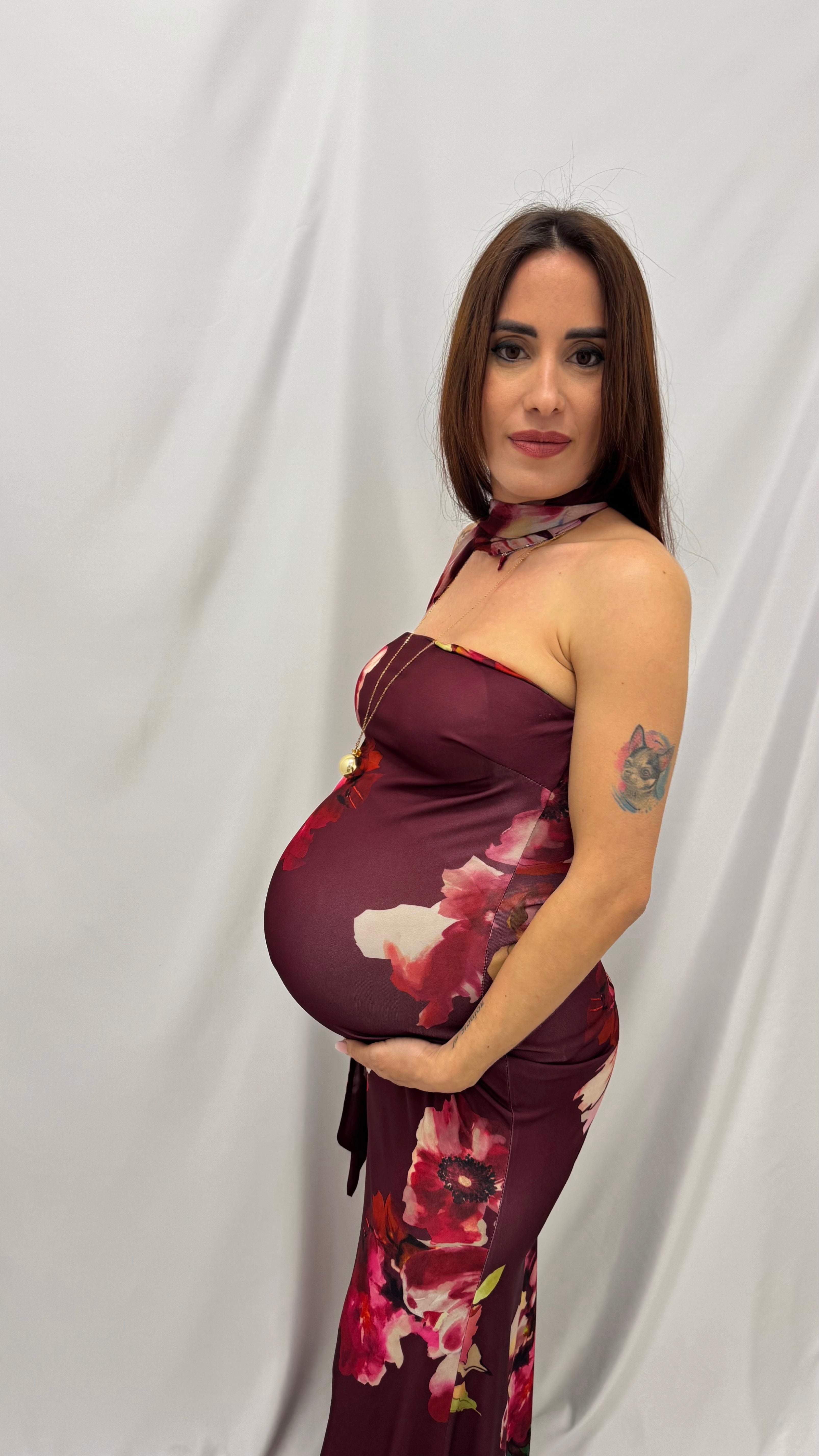 Abito Sirena Burgundy
