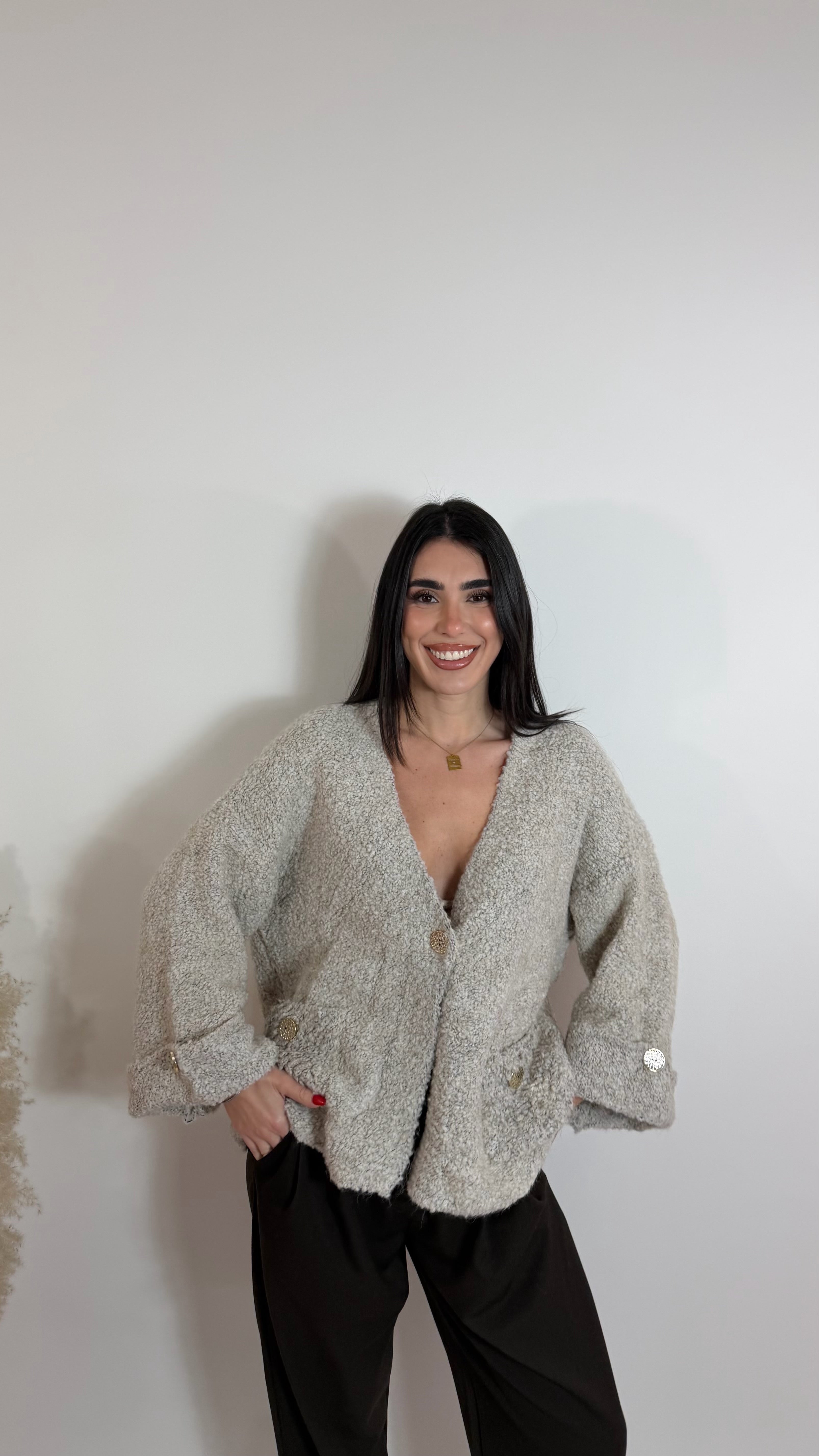 Cardigan Mantella Bouclé