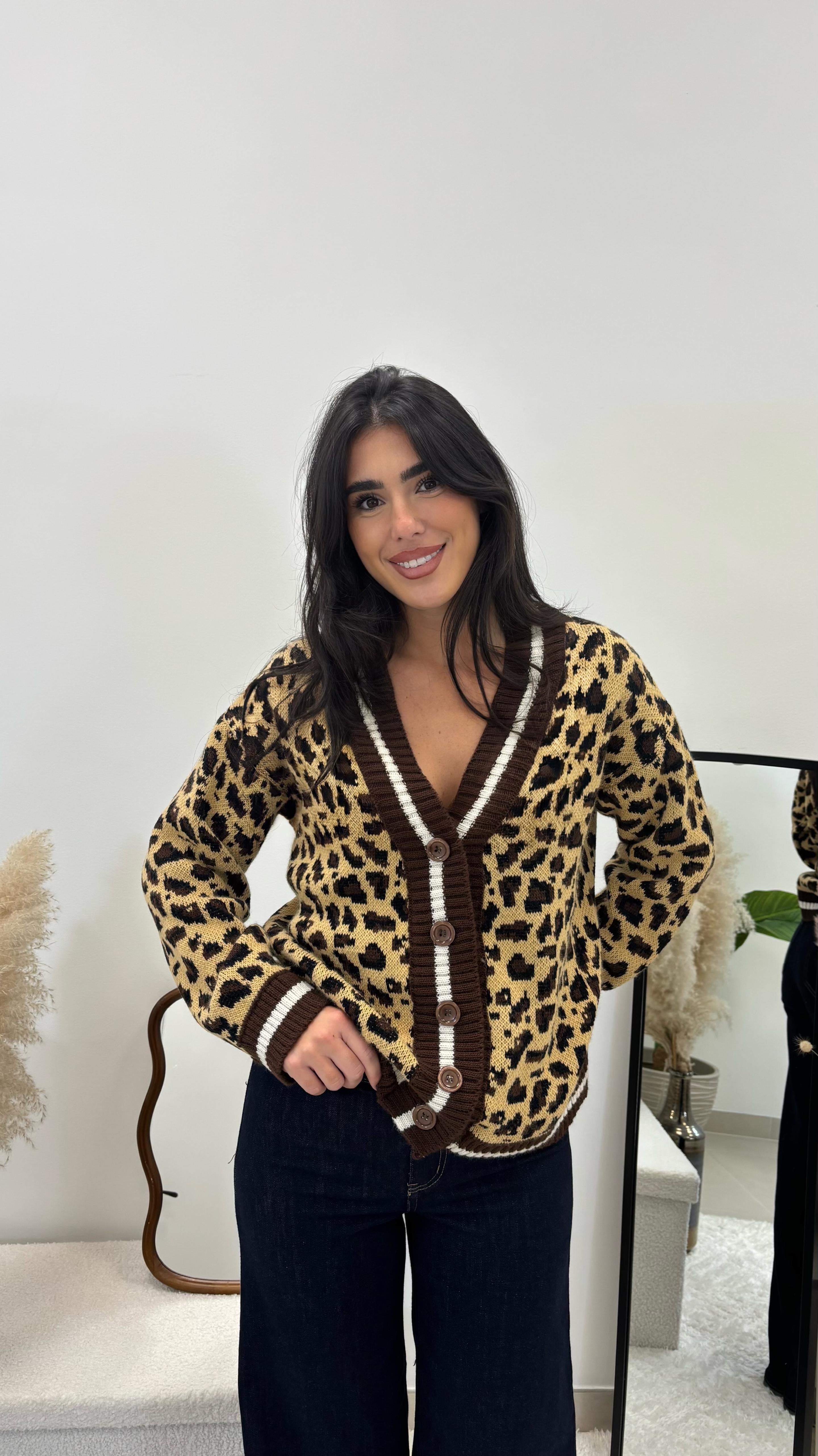 Cardigan Over Animalier
