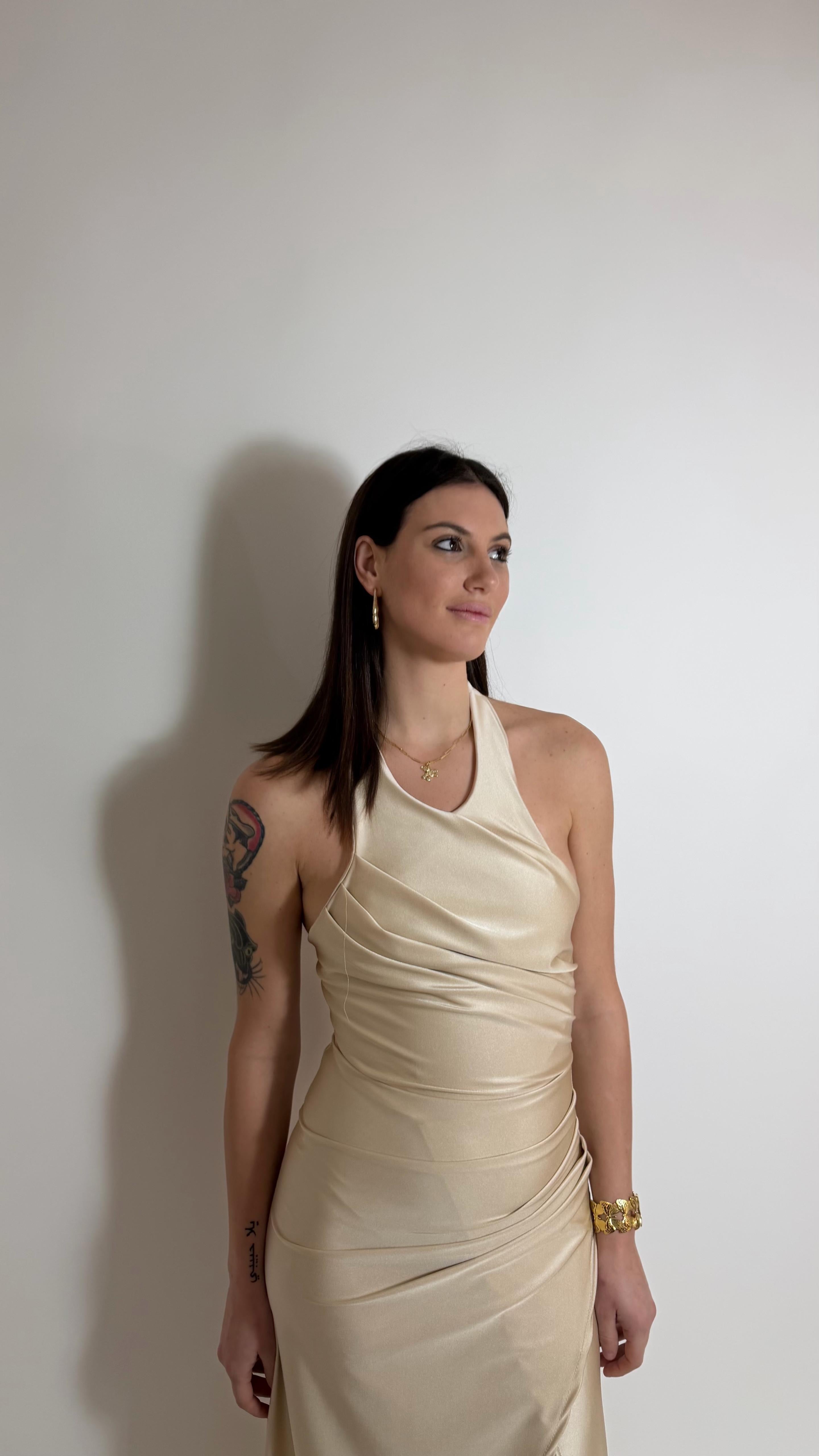 Abito Halter - Nude