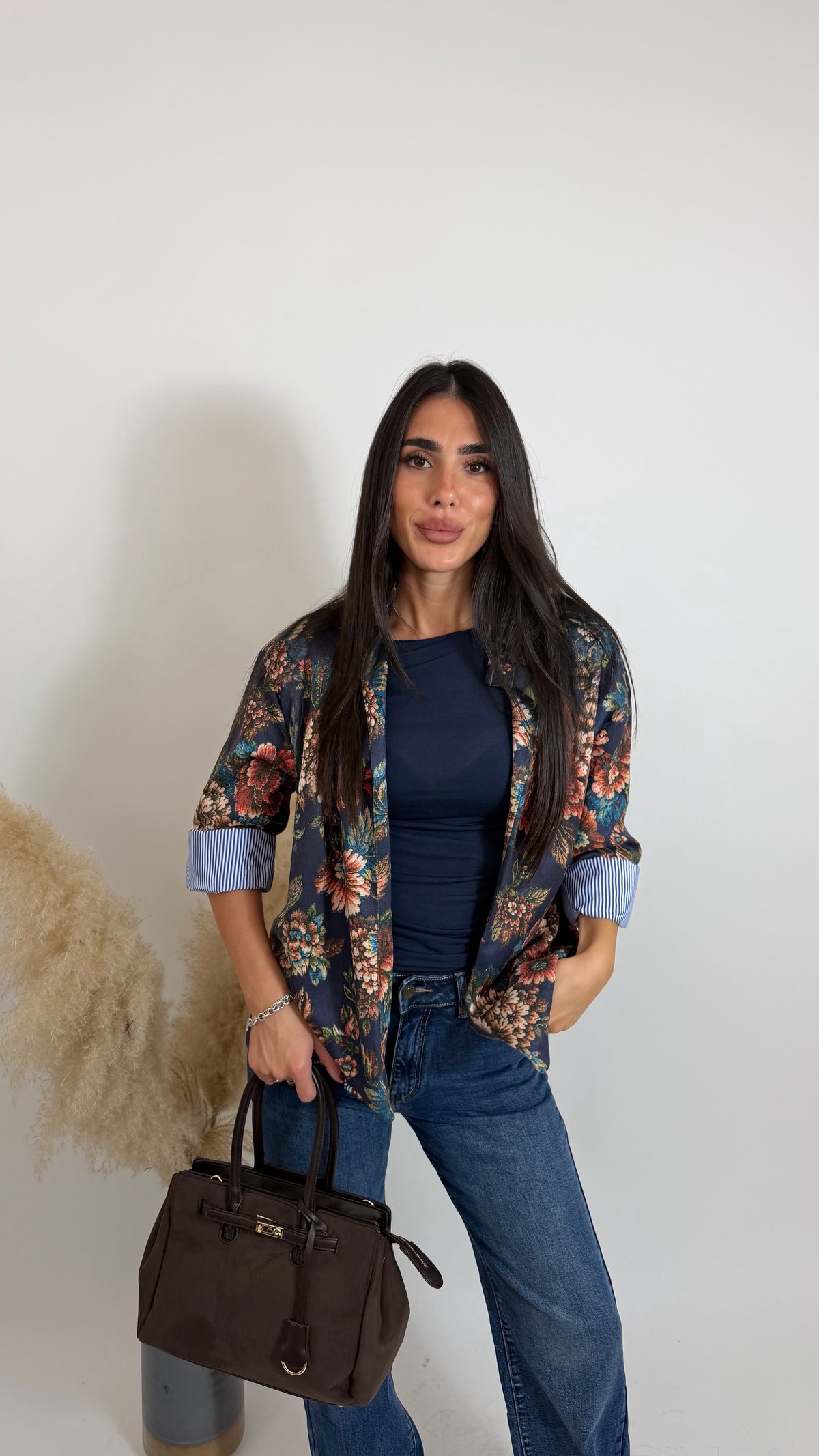 Giacca Floral Chic