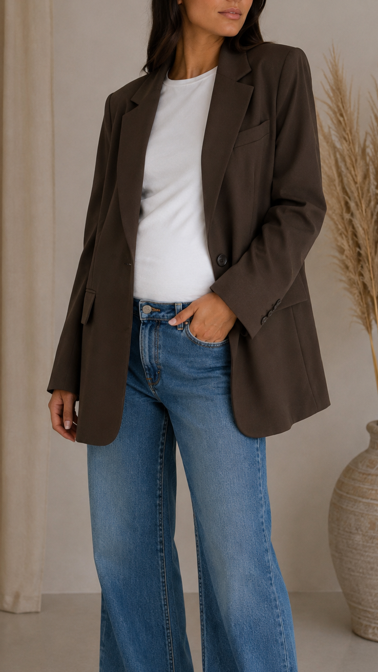 Giacca Oversize Choco
