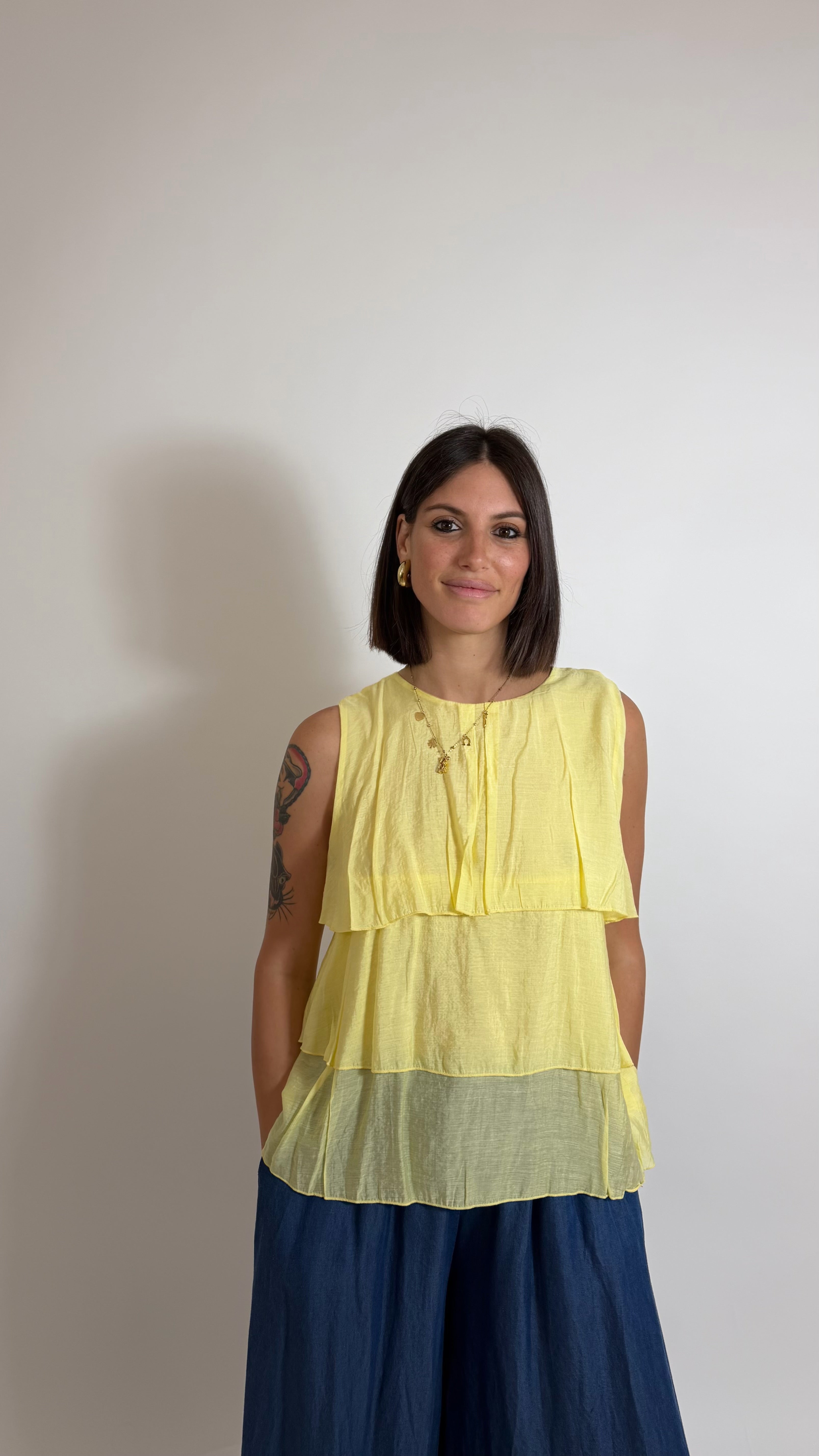 Canotta Volant Yellow