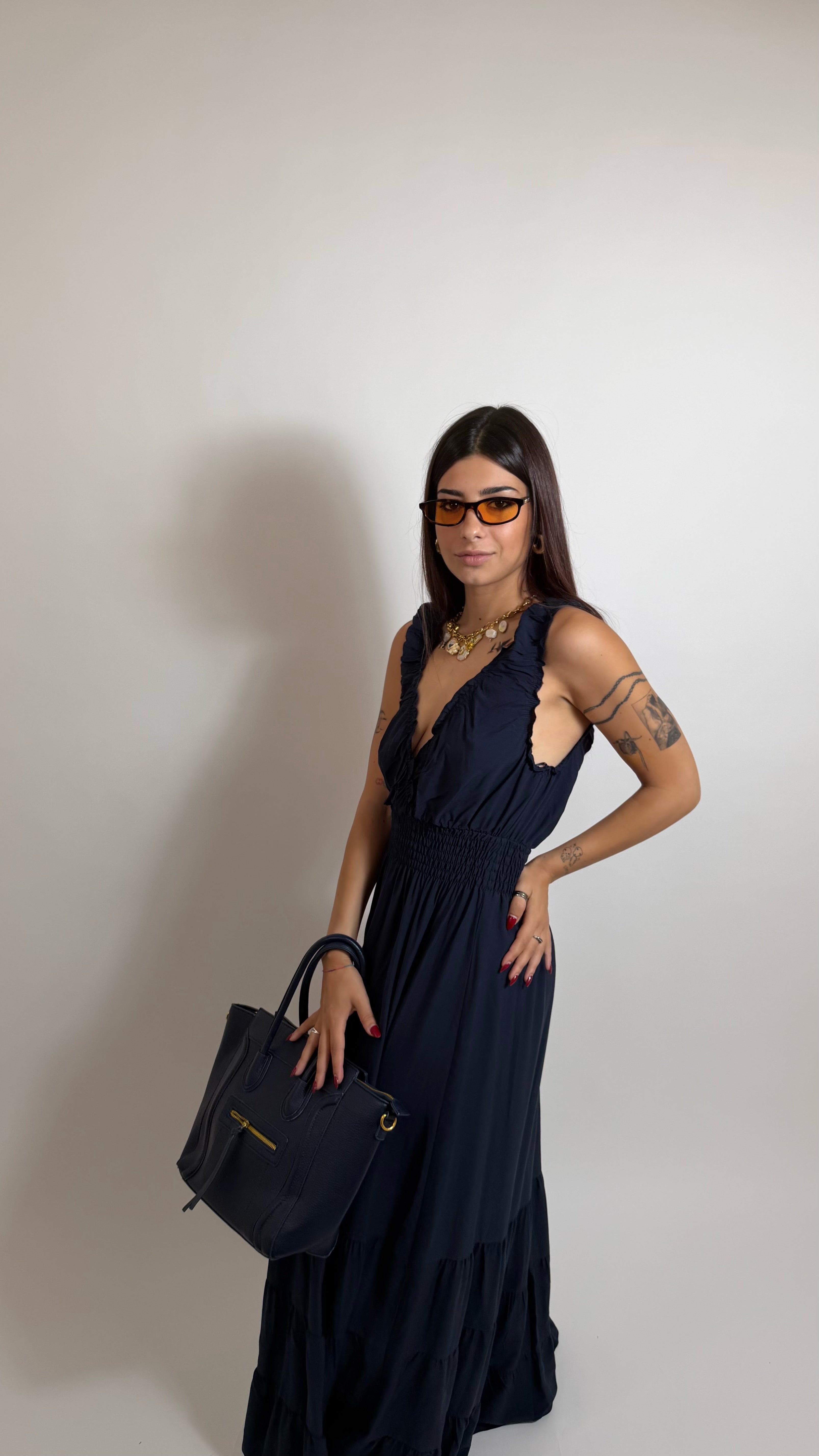Abito Romance Blu Notte