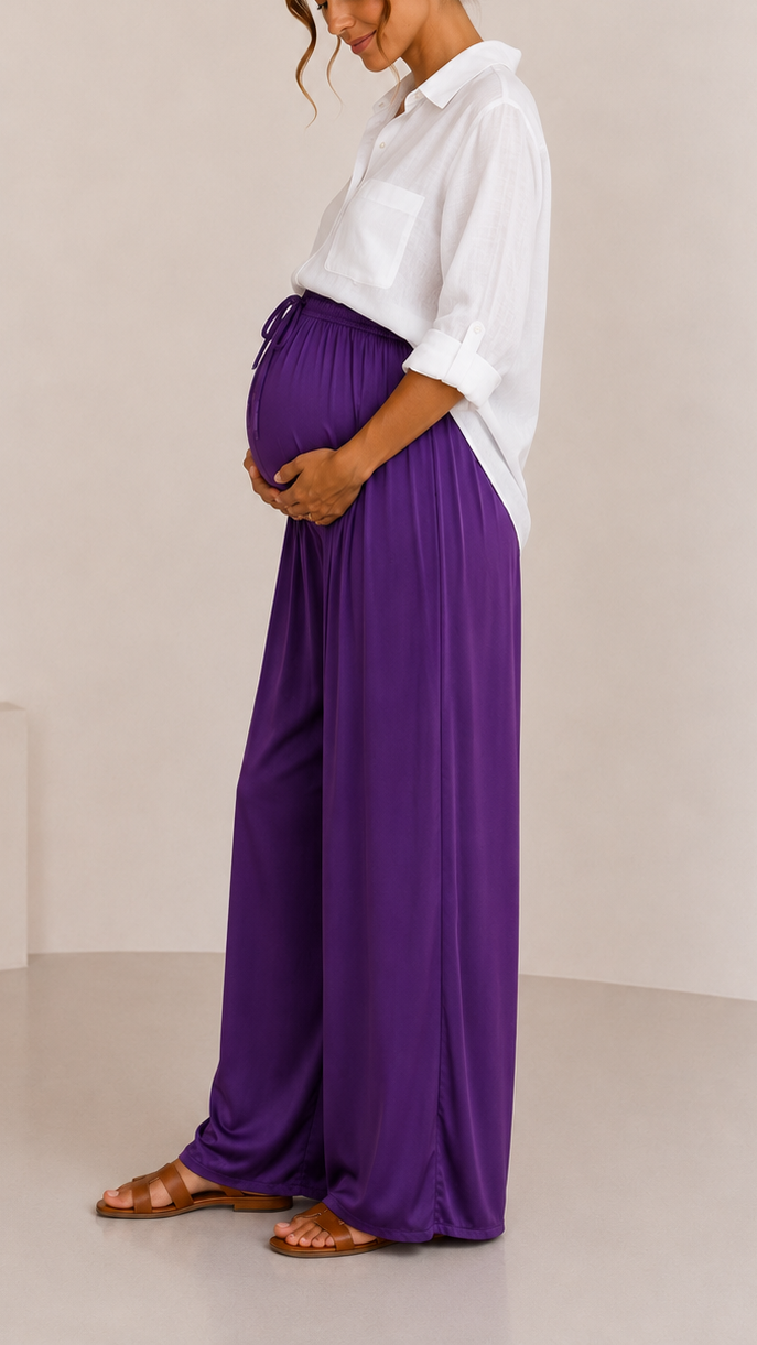 Pantalone Silk Viola