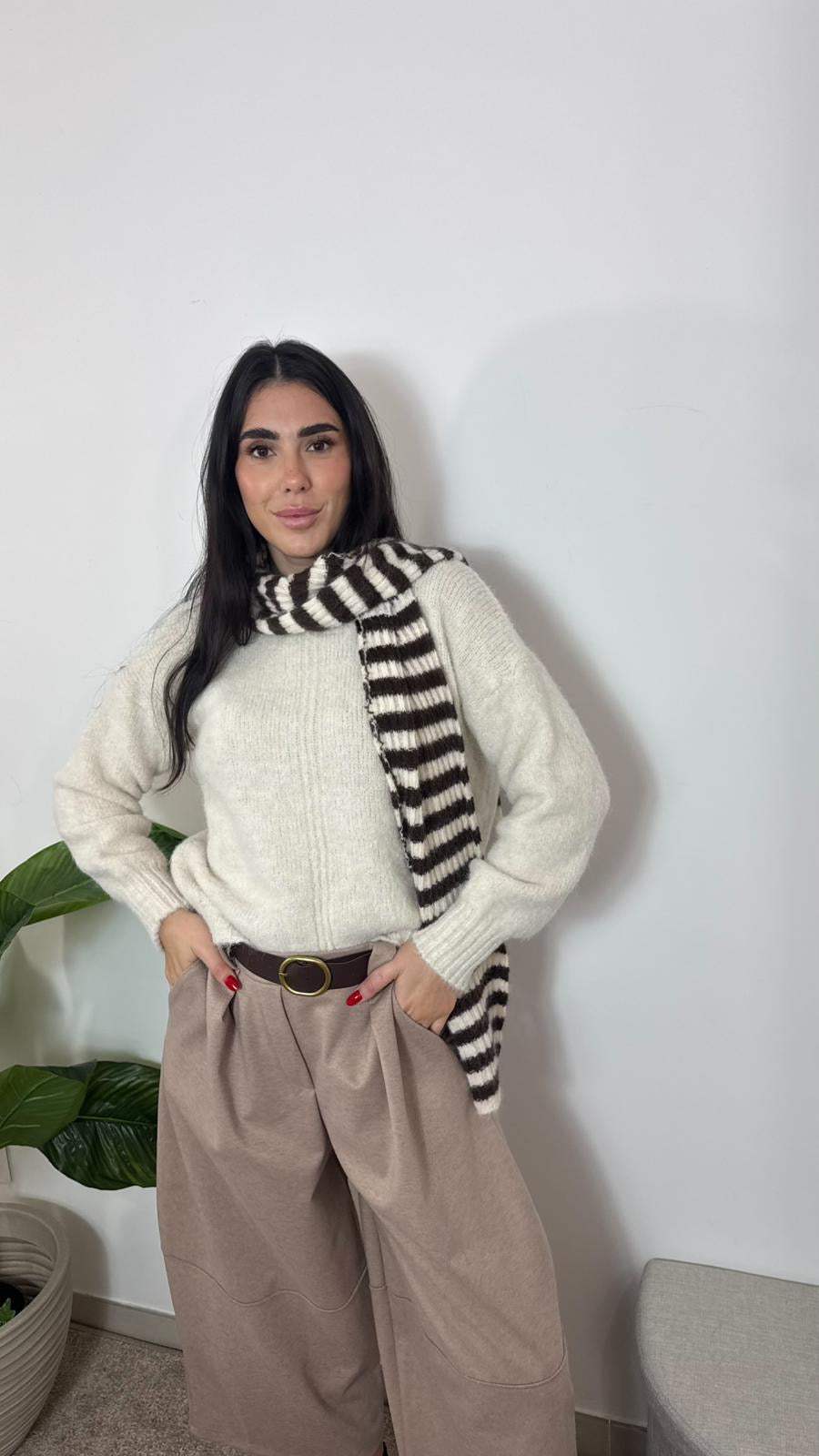 Pull Cozy Scarf Burro