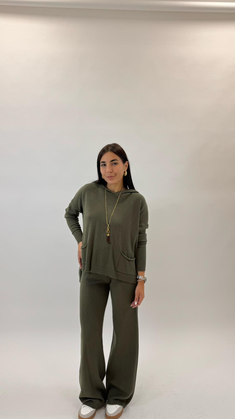Sporty Set Maglina Morbida Verde Utility