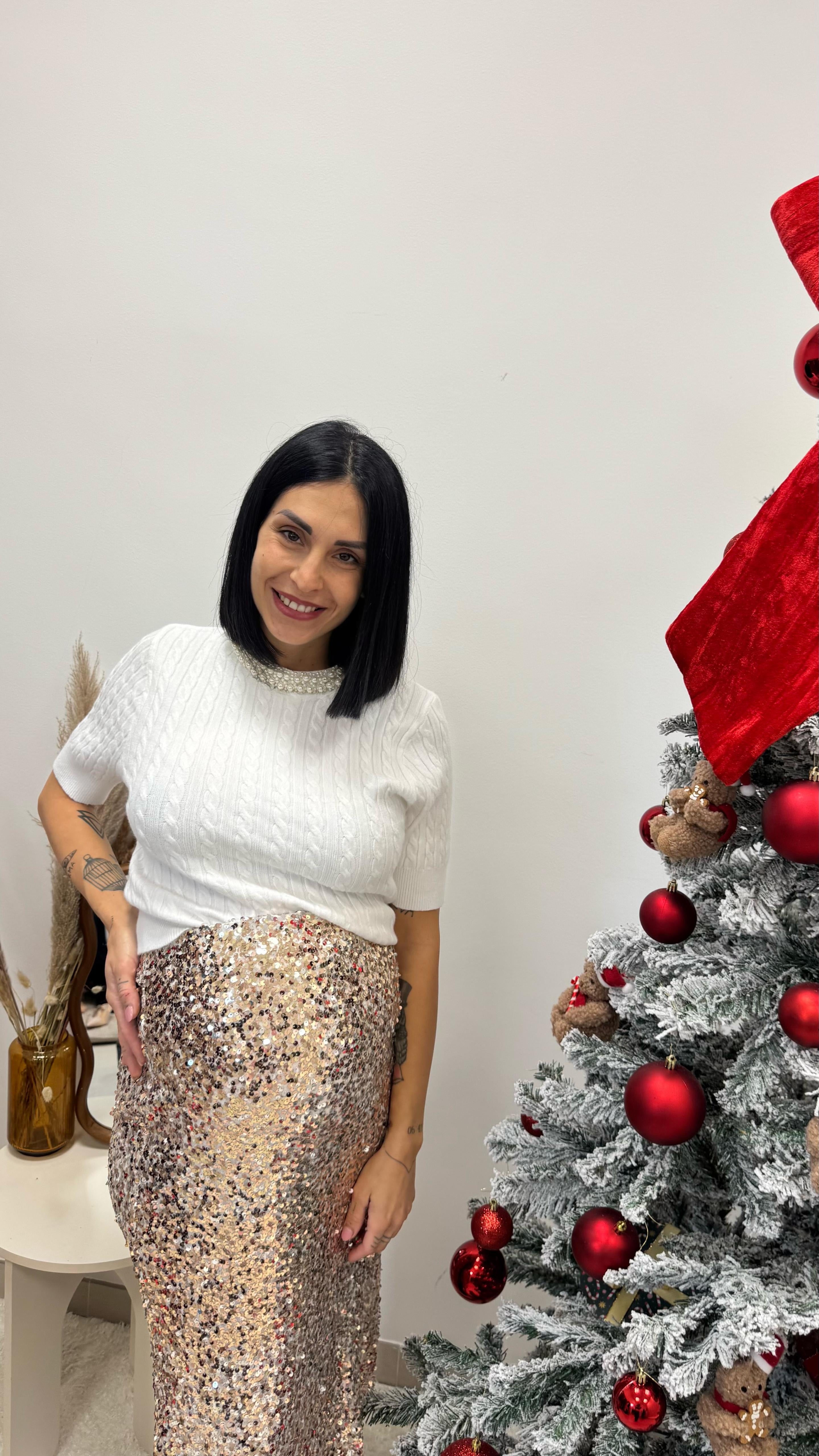 🥂Longuette Paillettes Champagne