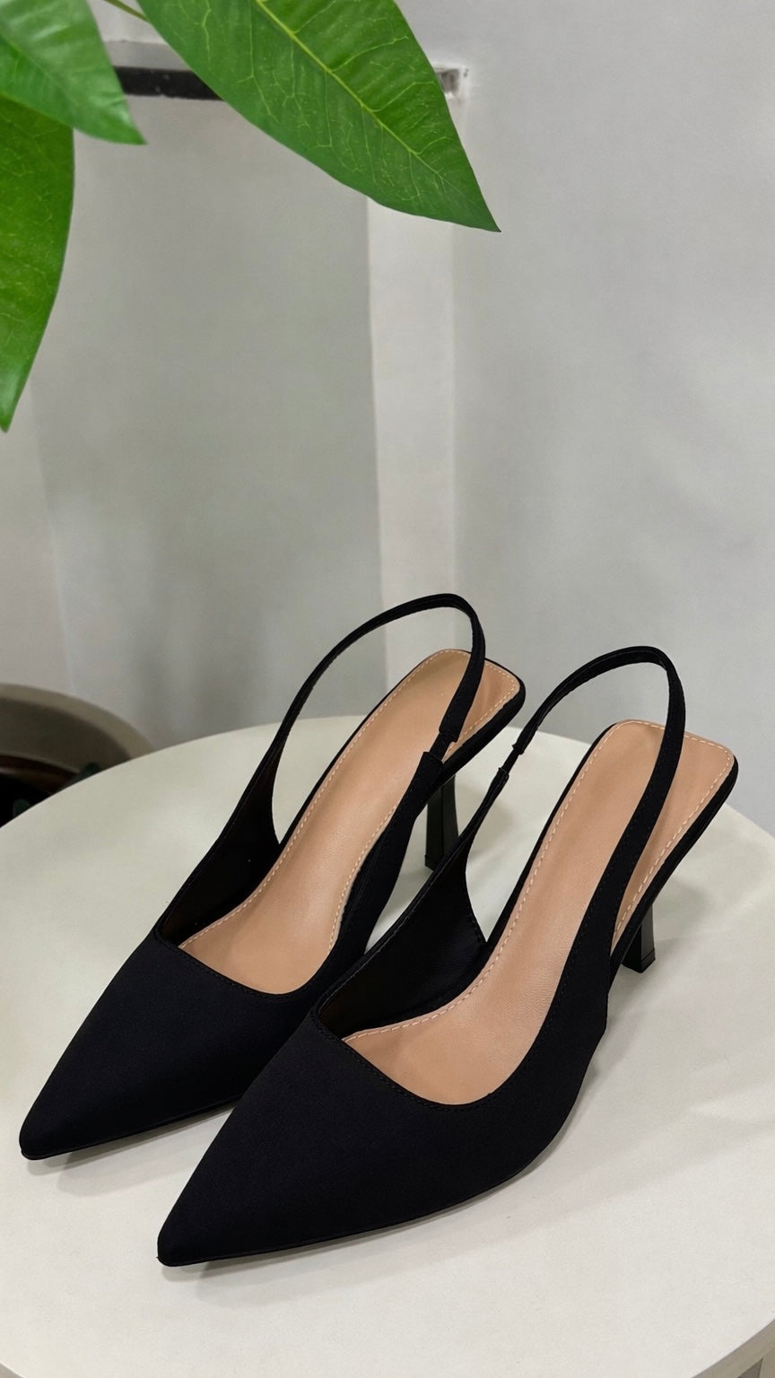 Slingback Noir