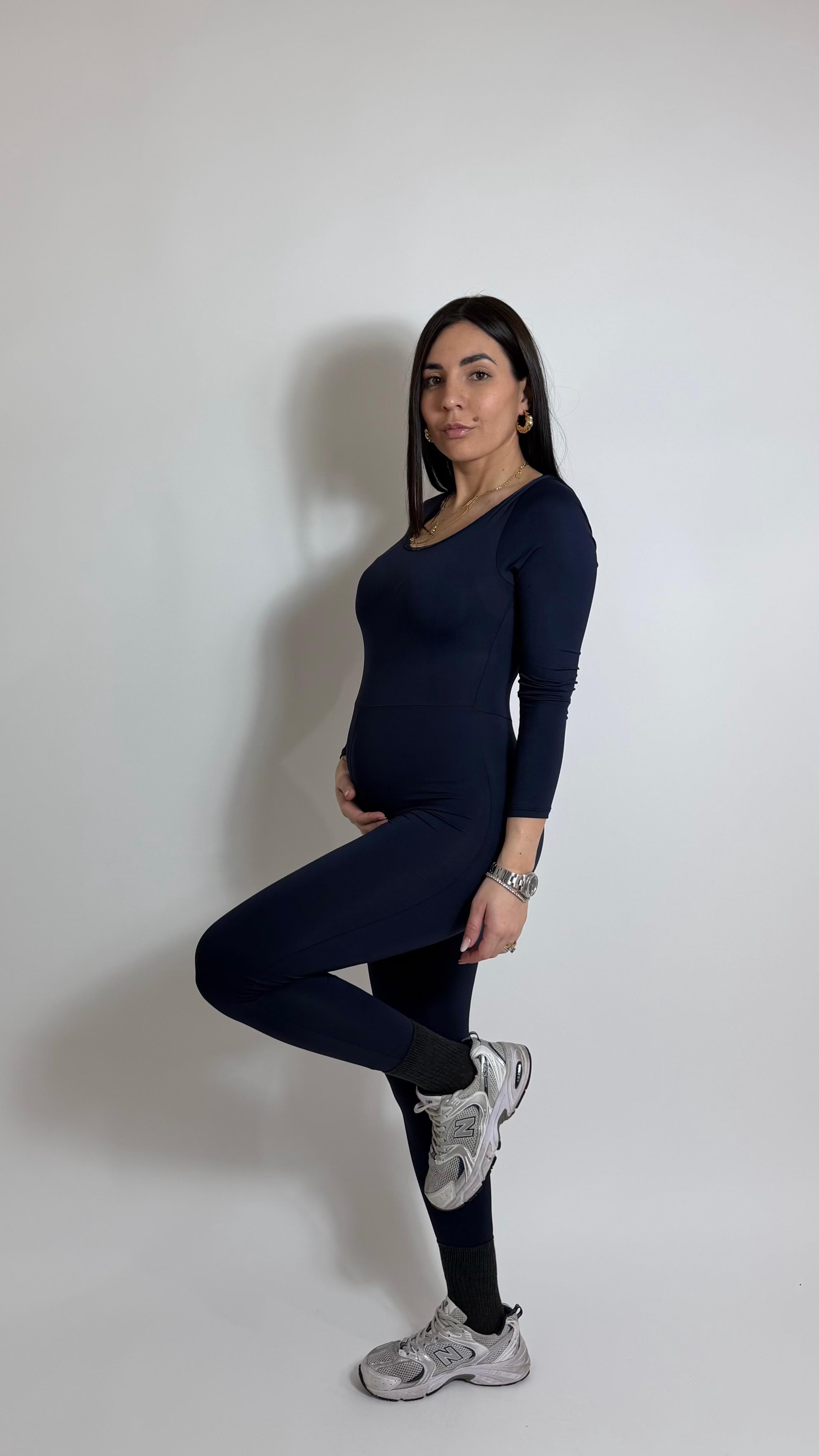 Jumpsuit Second Skin - Sigaretta / Blu Notte