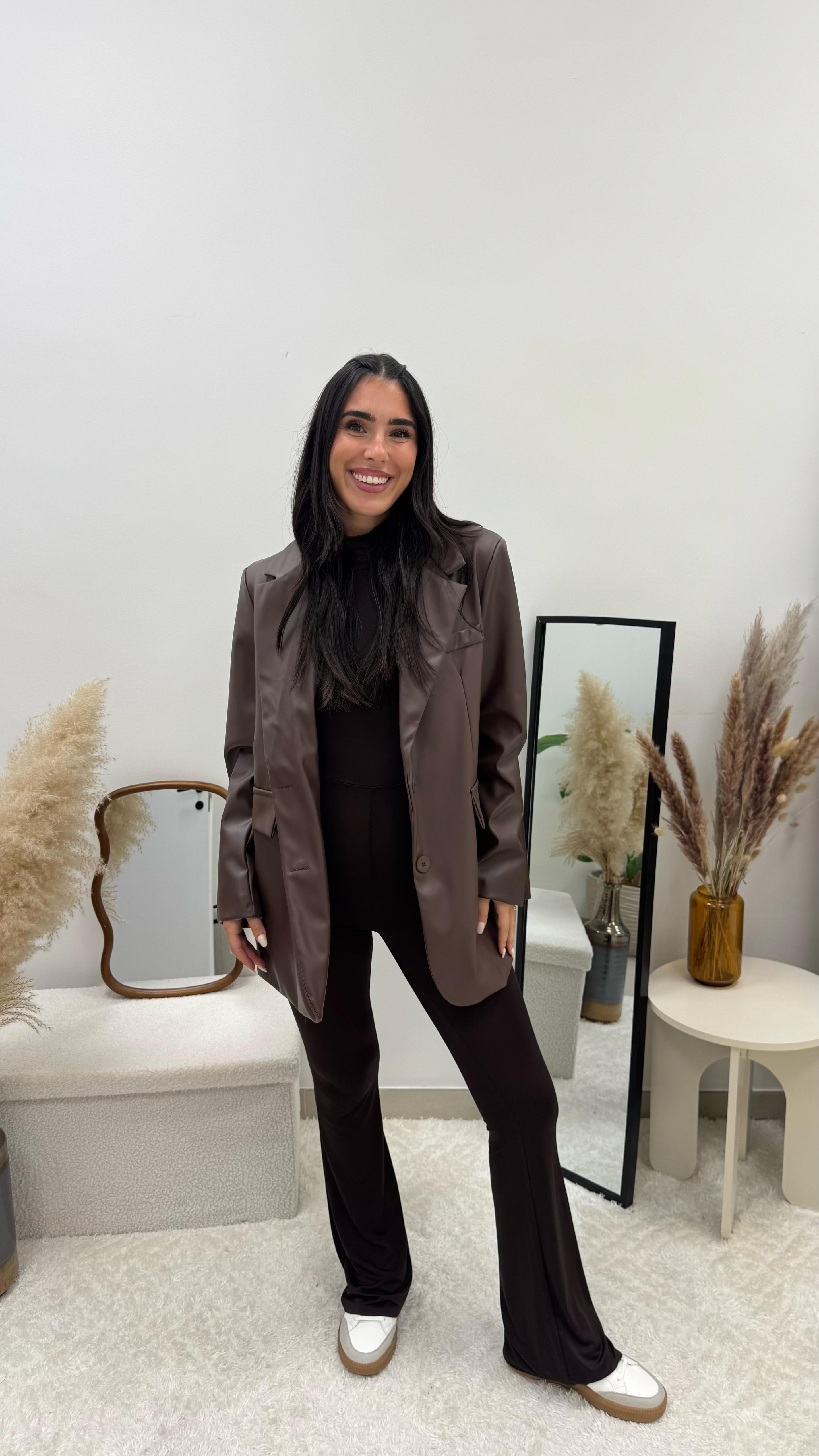 Tuta Elegance Lycra Stretch Choco