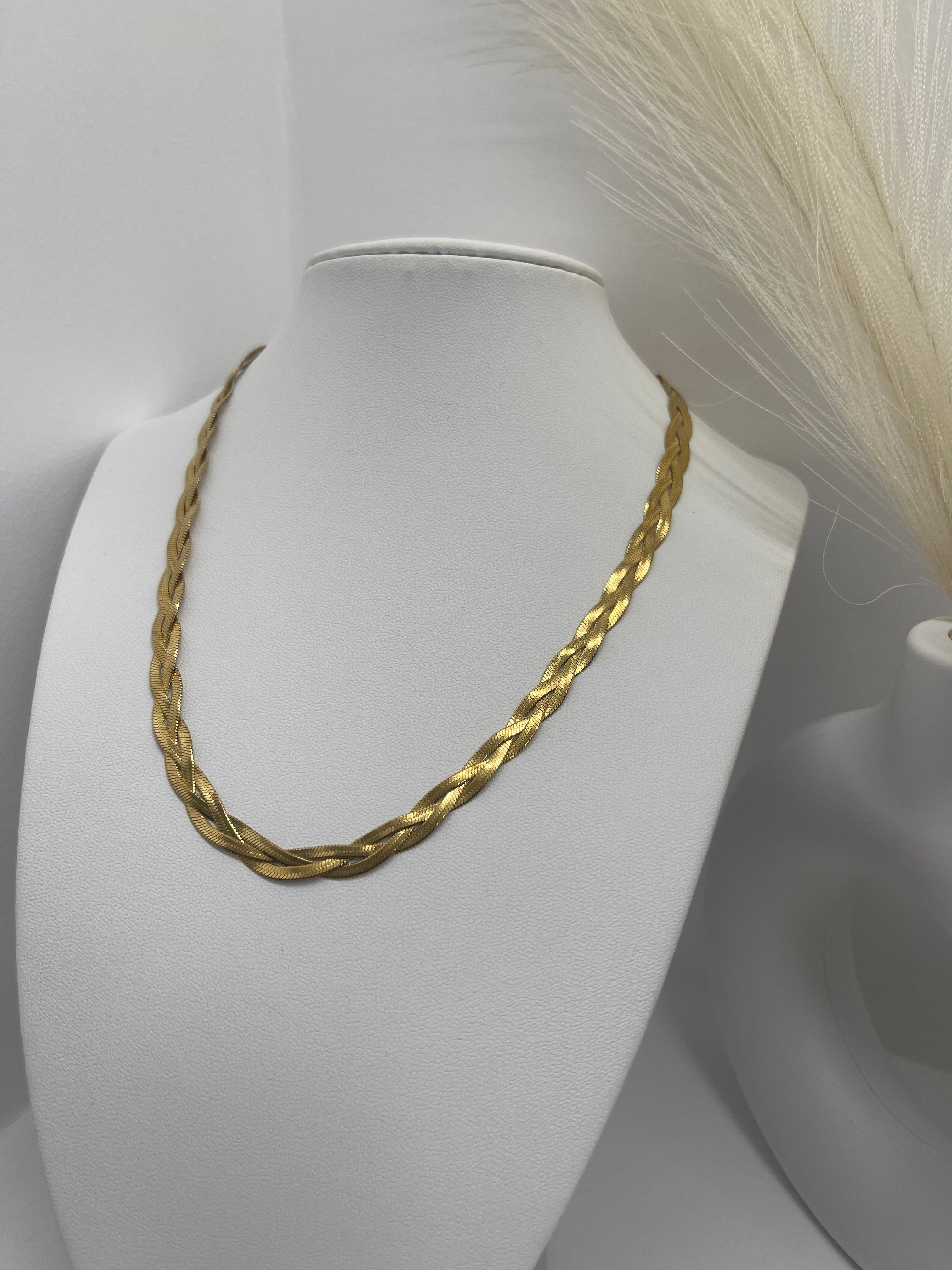 Collana Golden Twist