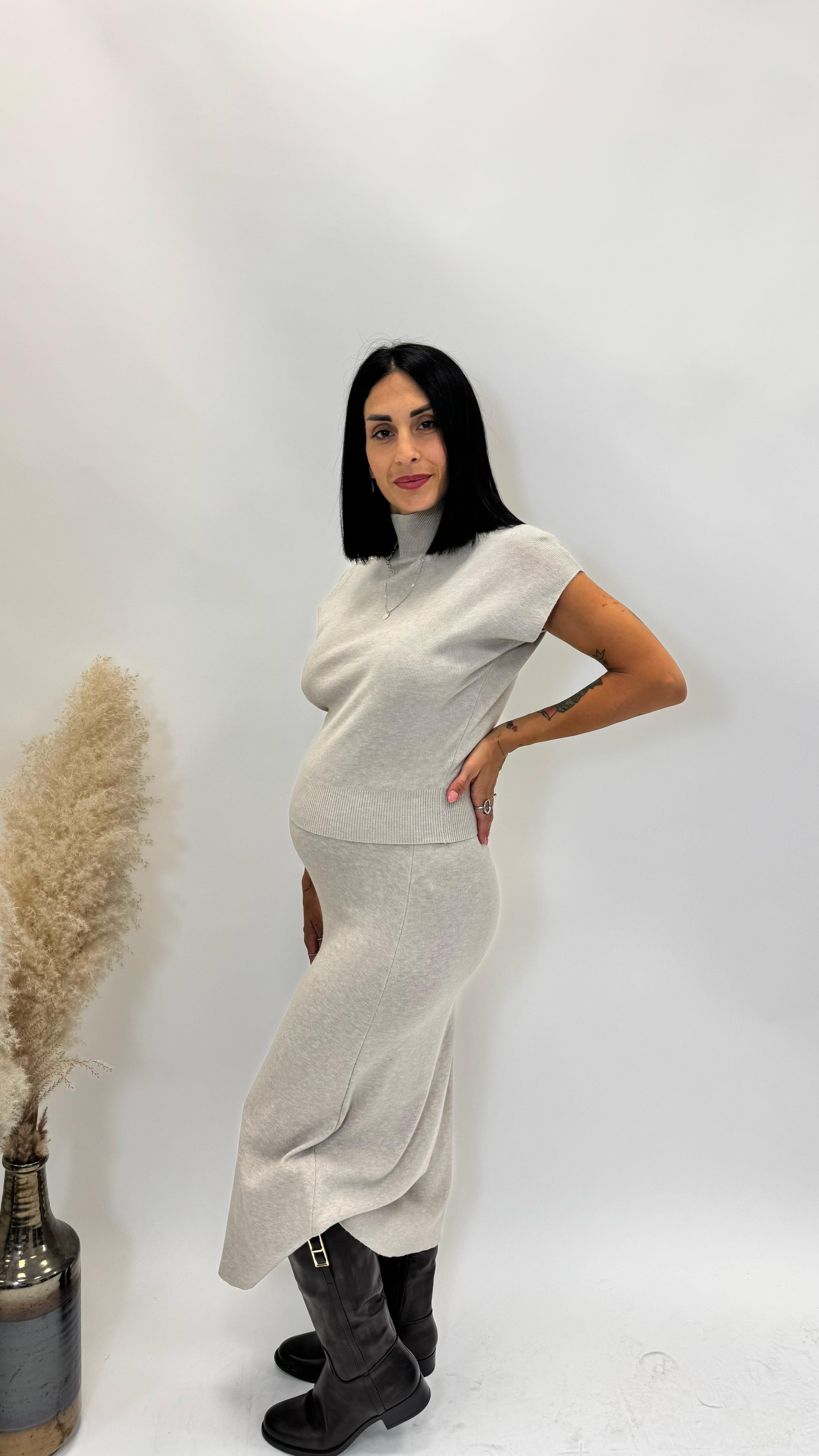 Set Longuette e Dolcevita Tortora