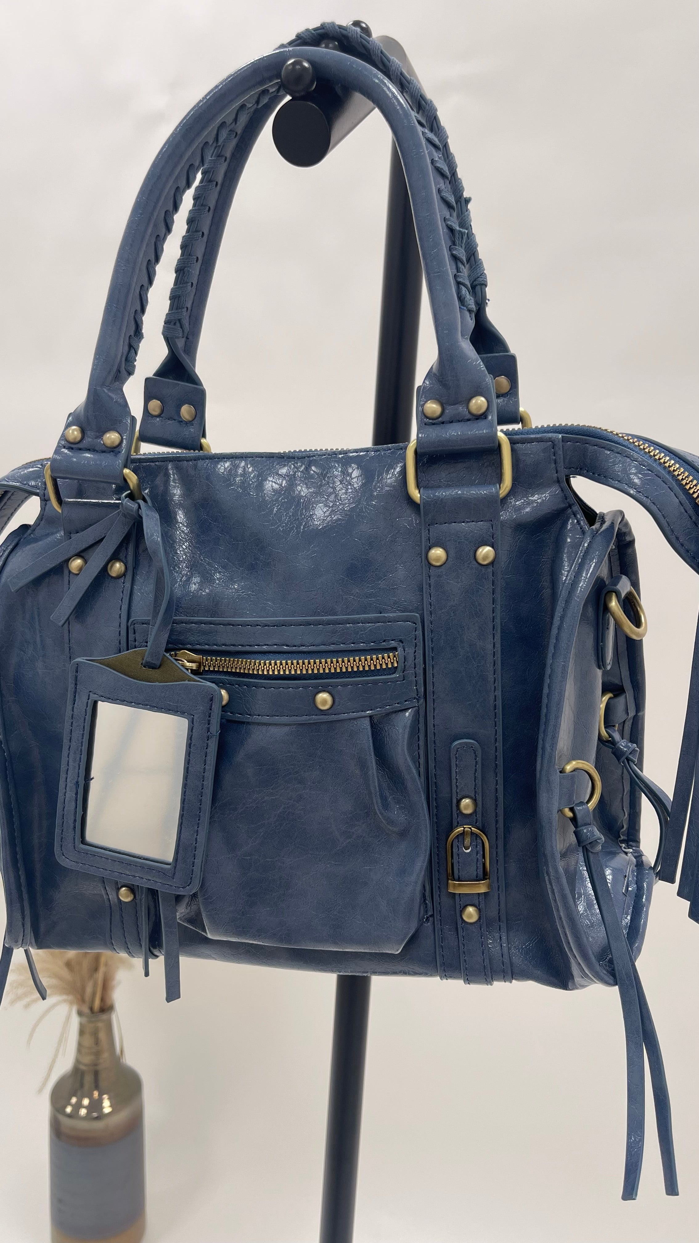 Citybag Inspo B. Vernice Ceruleo