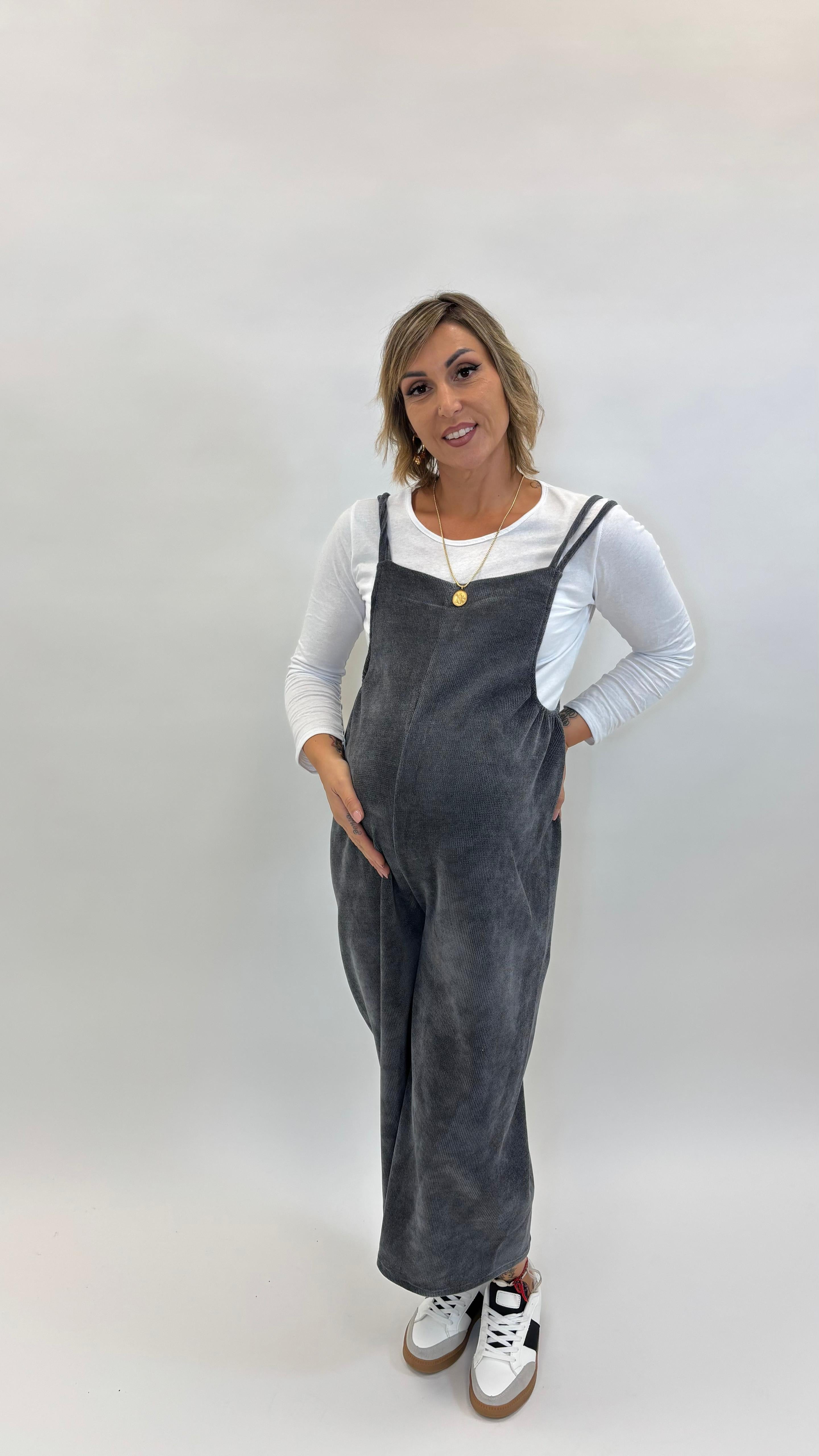 Salopette Comfy Grigio Antracite