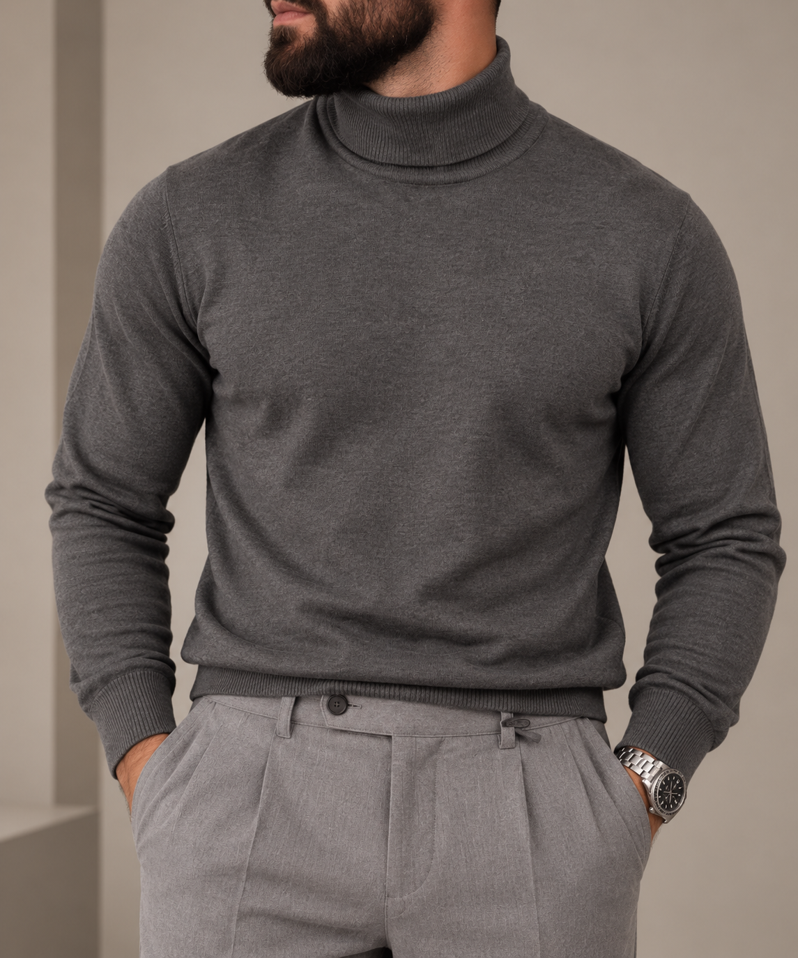 Dolcevita Uomo Essential Grigio