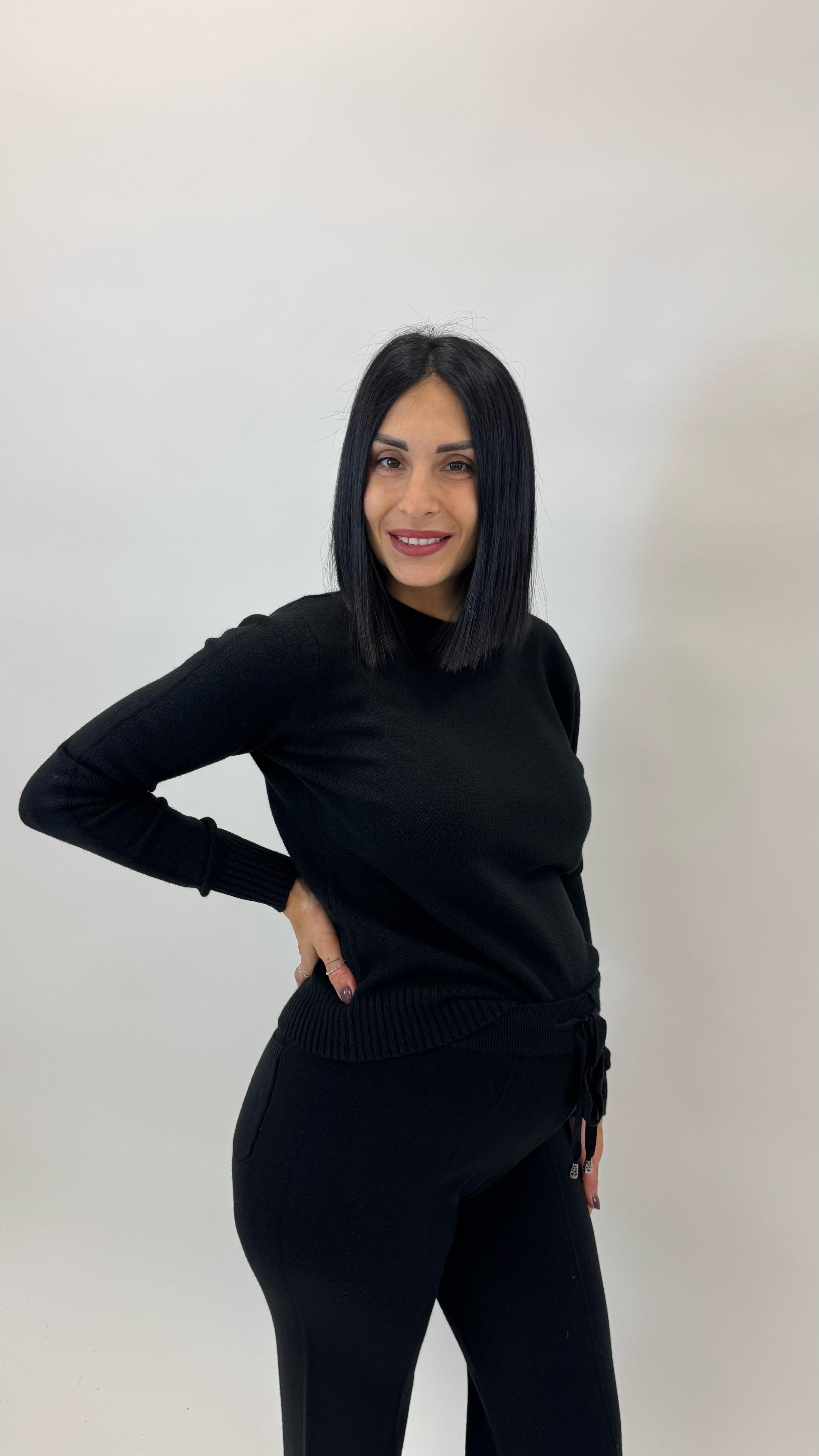 Pull Maglina Morbida Top Quality Nero