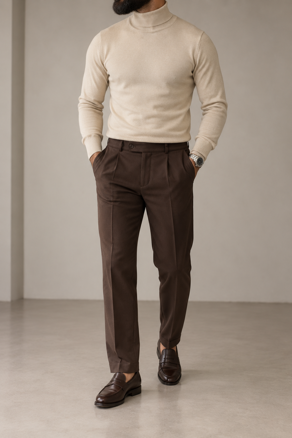 Dolcevita Uomo Essential Ecru