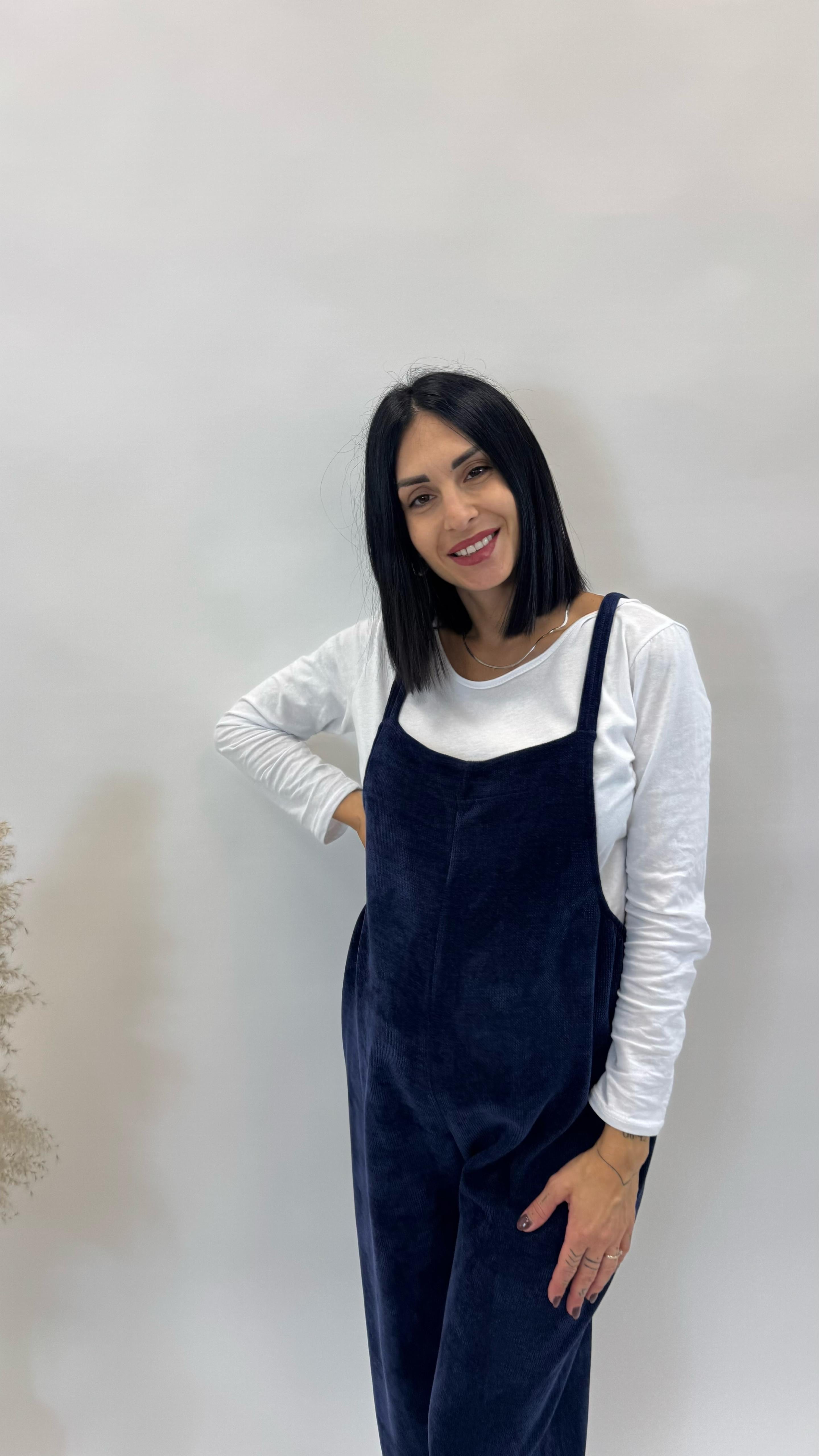Salopette Comfy Blu Notte