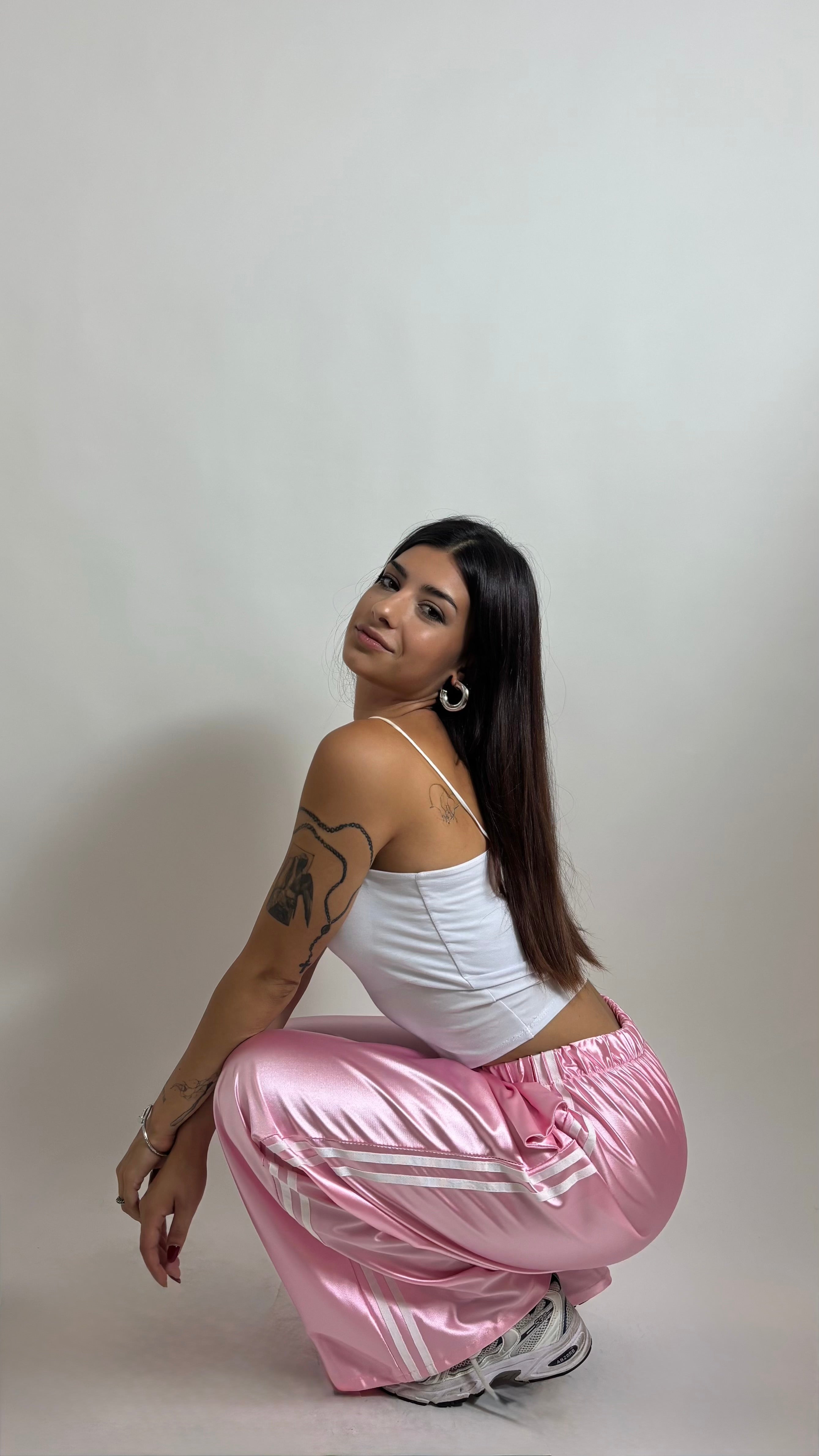 Pantalone Glam Track Pink