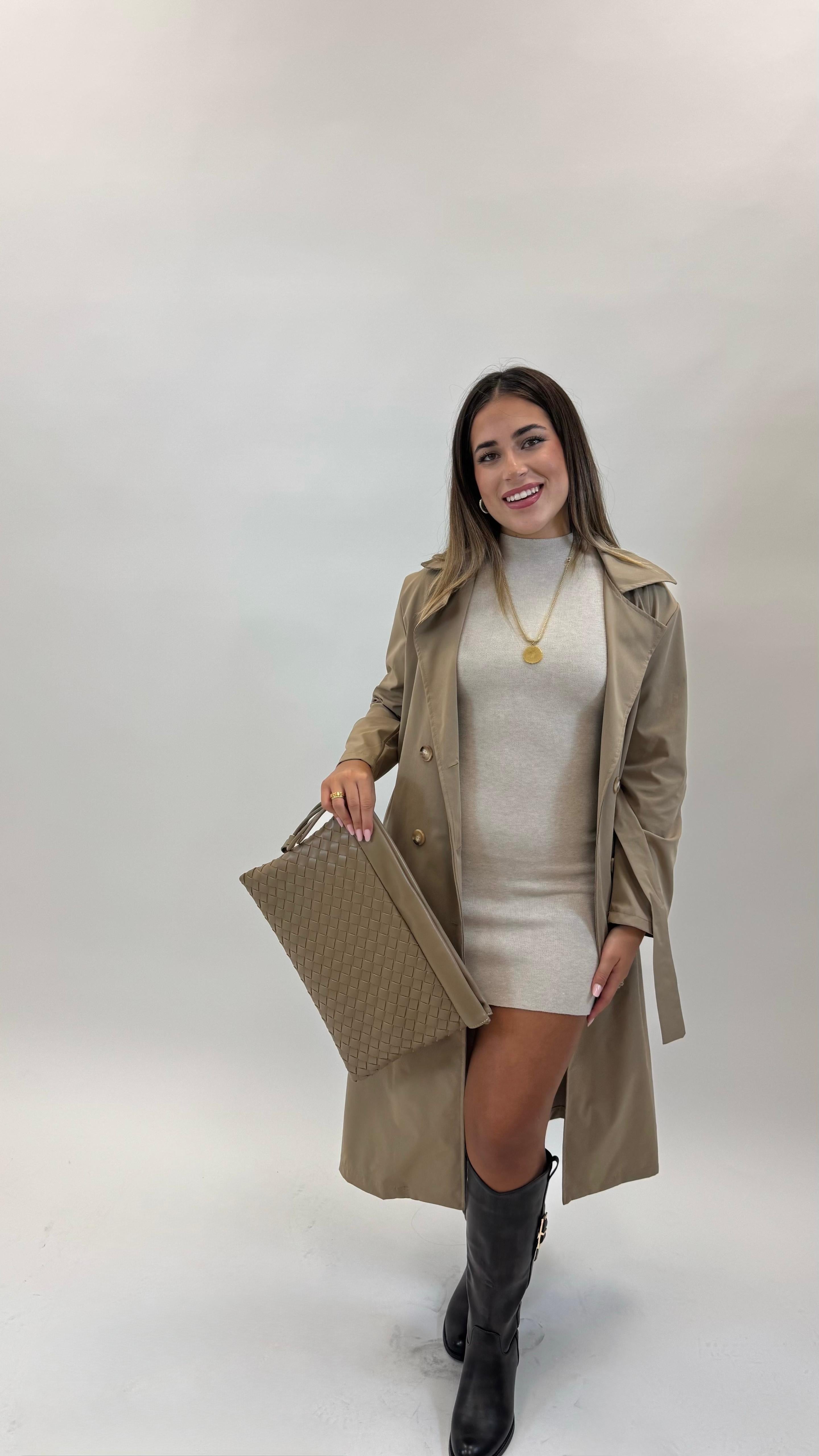 Classy Trench Khaki