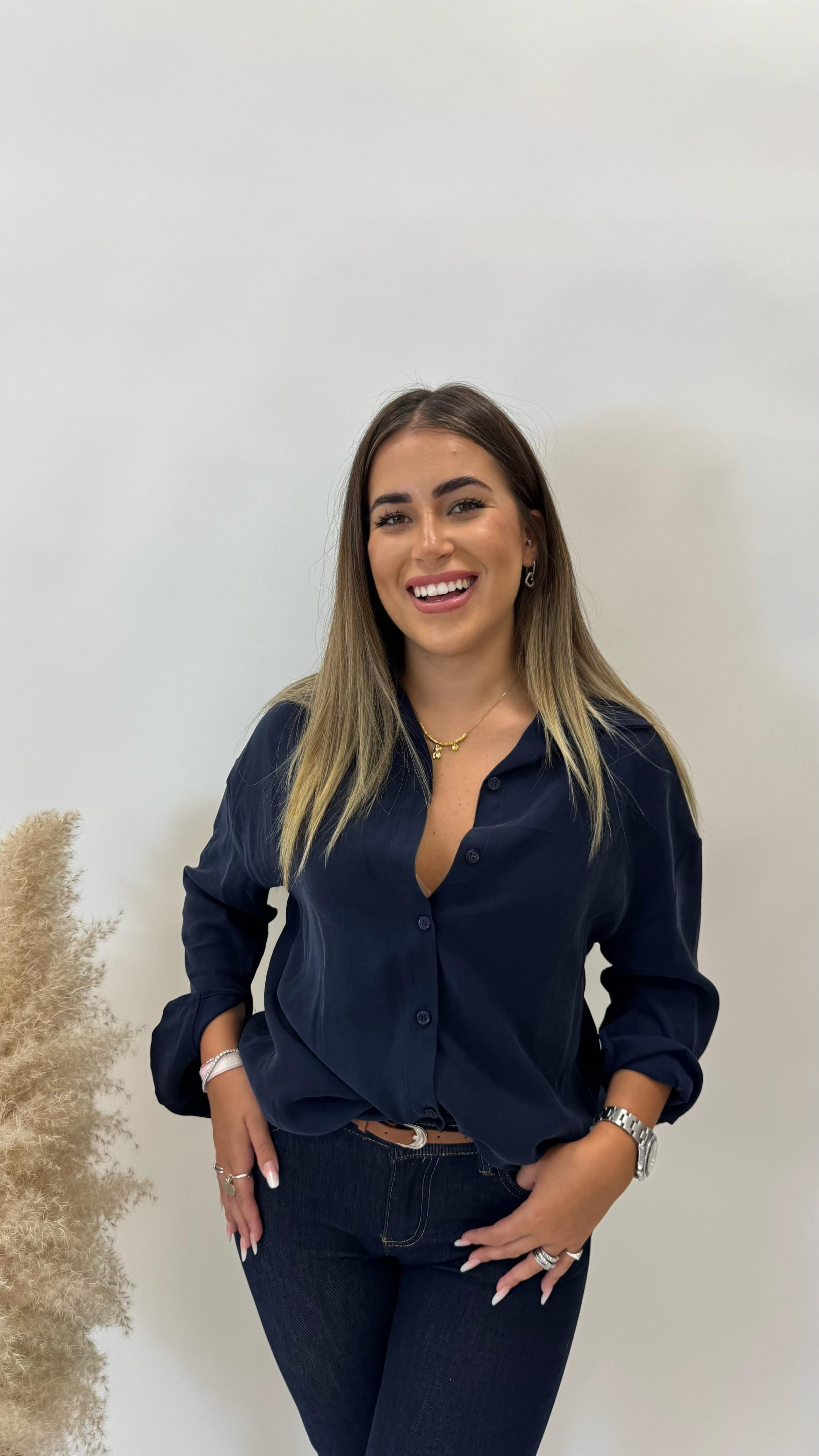 Camicia Morbidissima Blu Notte