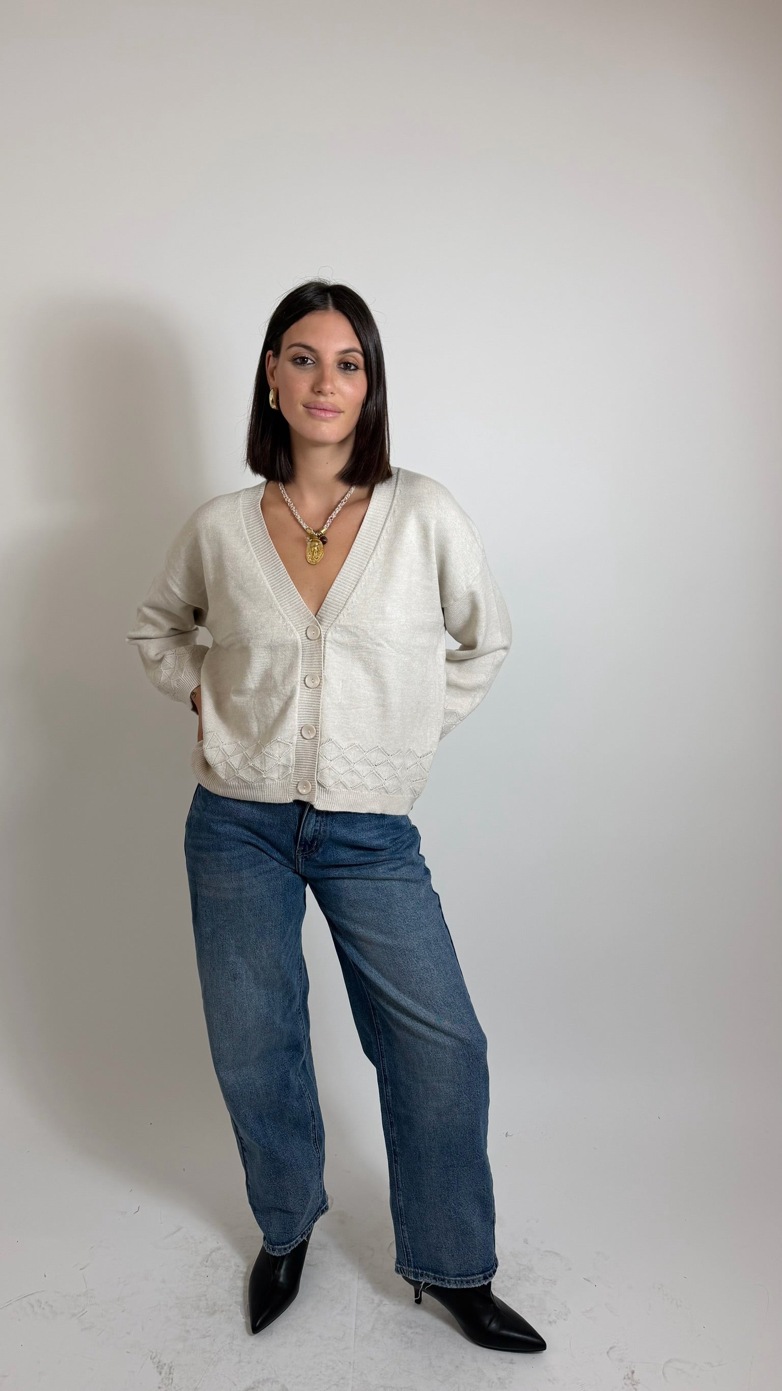 Cardigan Diamond Burro