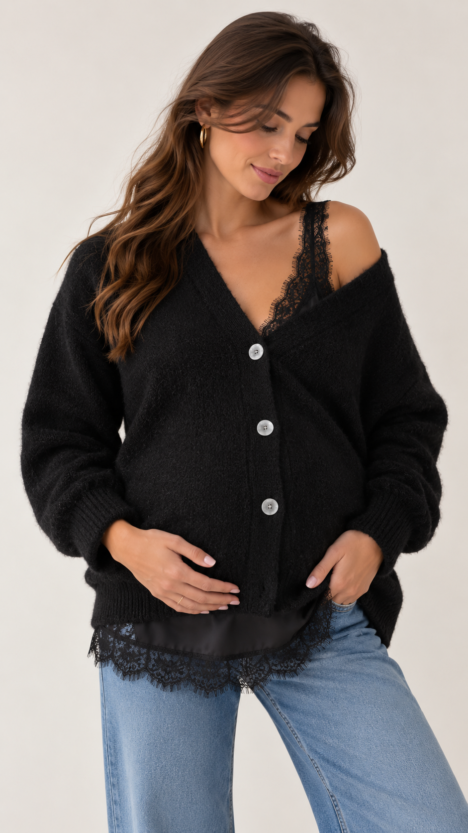 Cardigan Soft Touch Nero