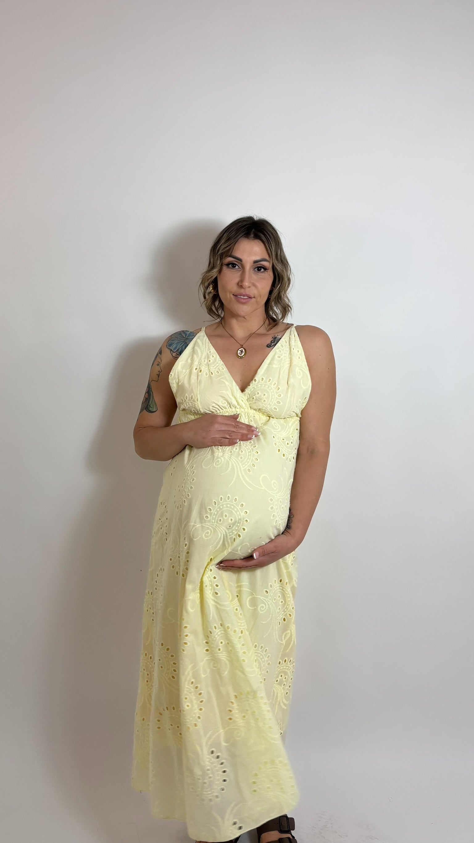 Abito Bon Bon Sangallo Yellow Light