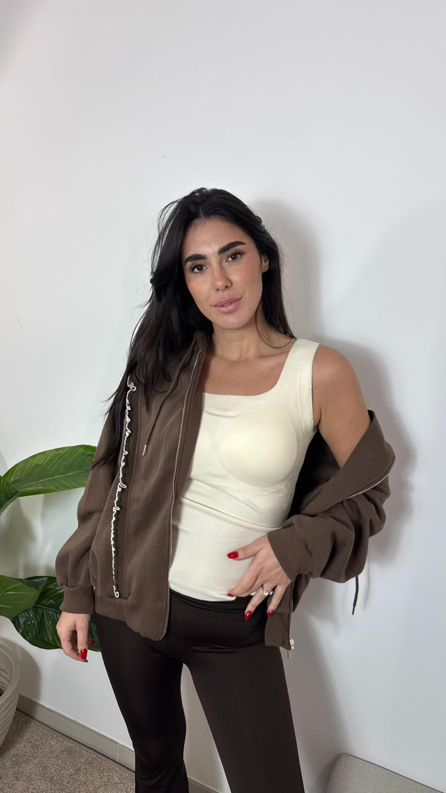 Canotta Perfect Fit Burro